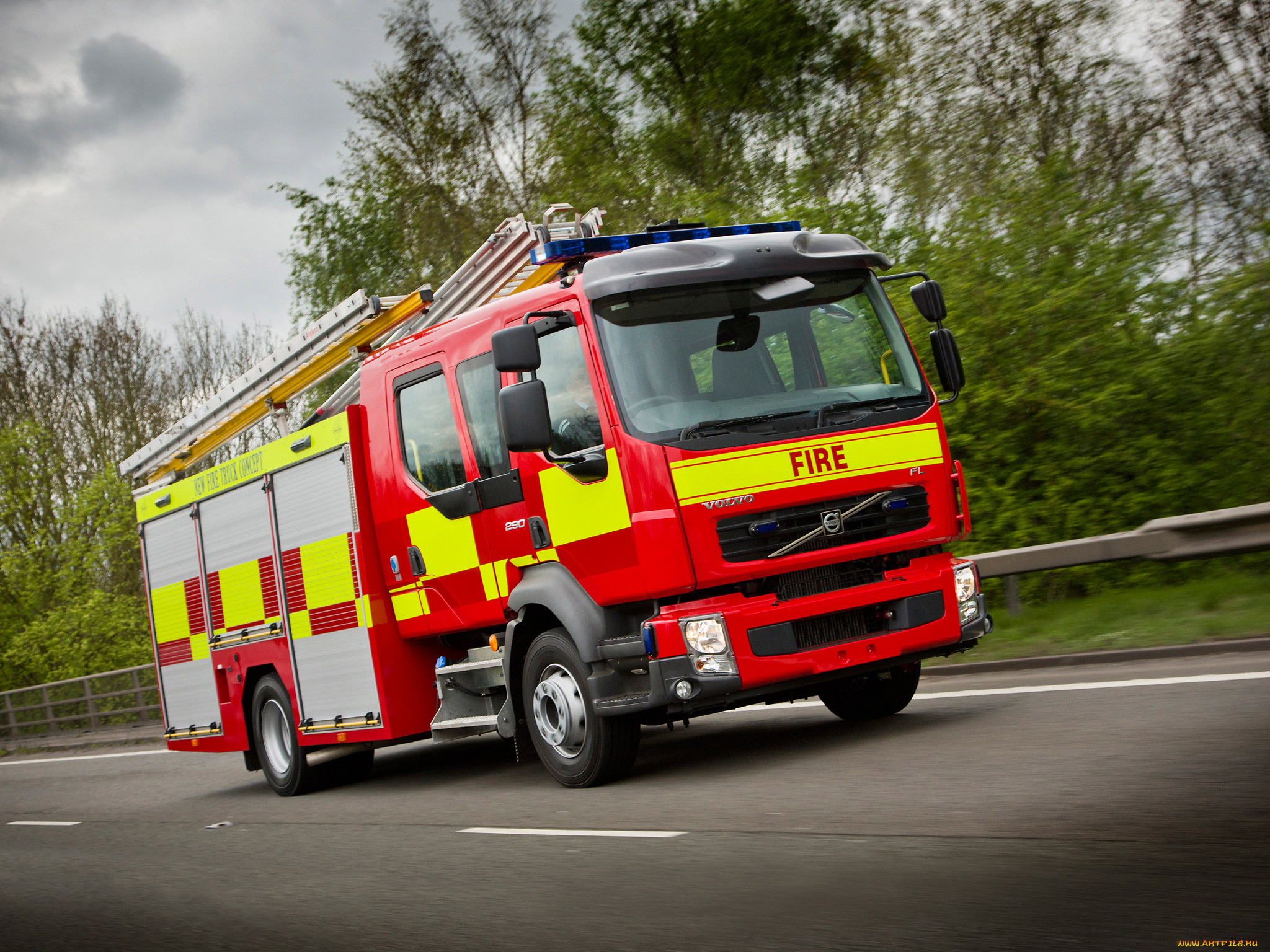 volvo, fl-l, gvw-15-16, firetruck, concept, 2011, автомобили, volvo, trucks, fl-l, volvo, concept, 2011, firetruck, gvw-15-16