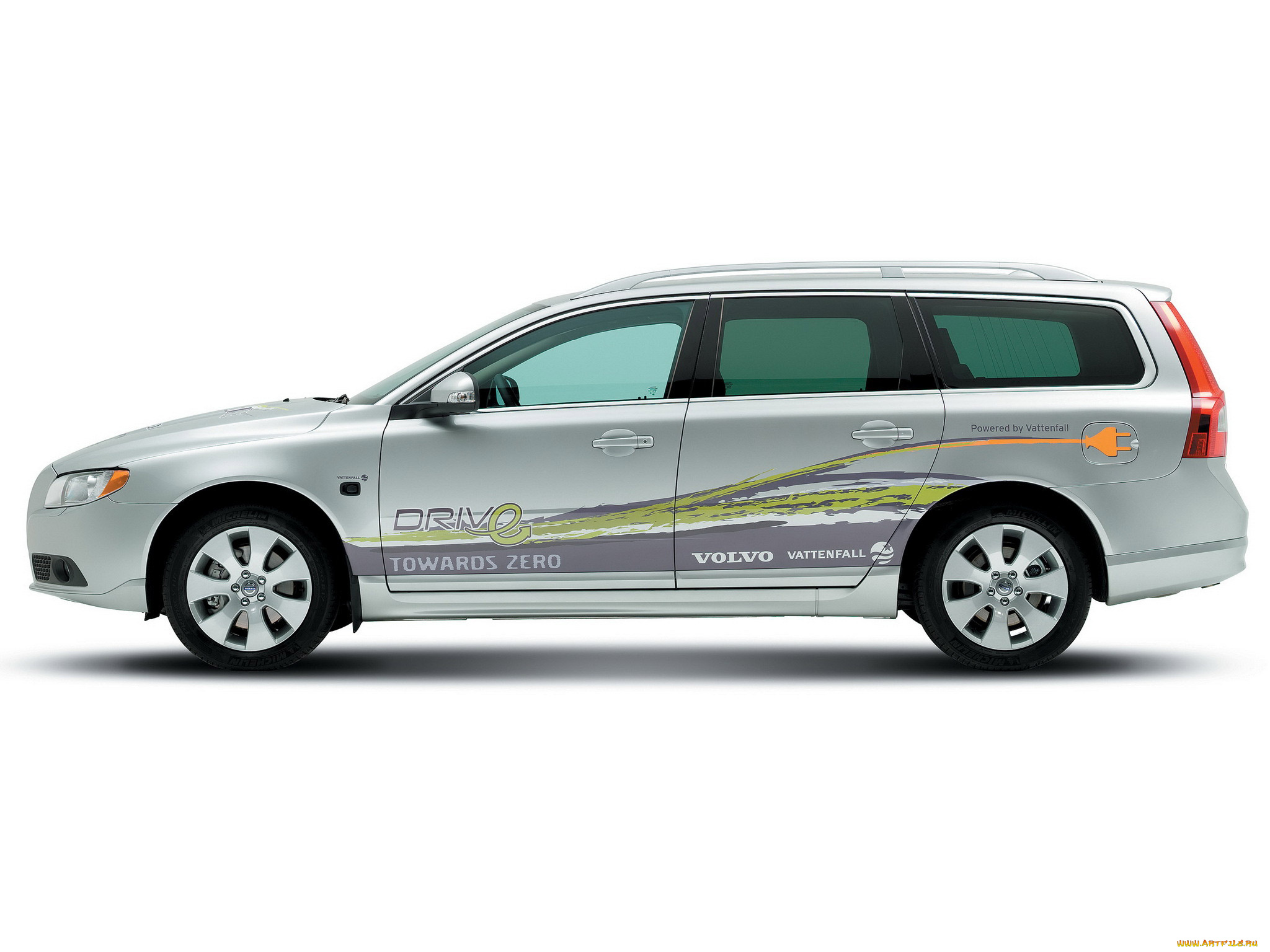 volvo, v70, plug, in, hybrid, prototype, 2009, автомобили, volvo, v70, 2009, prototype, plug, in, hybrid