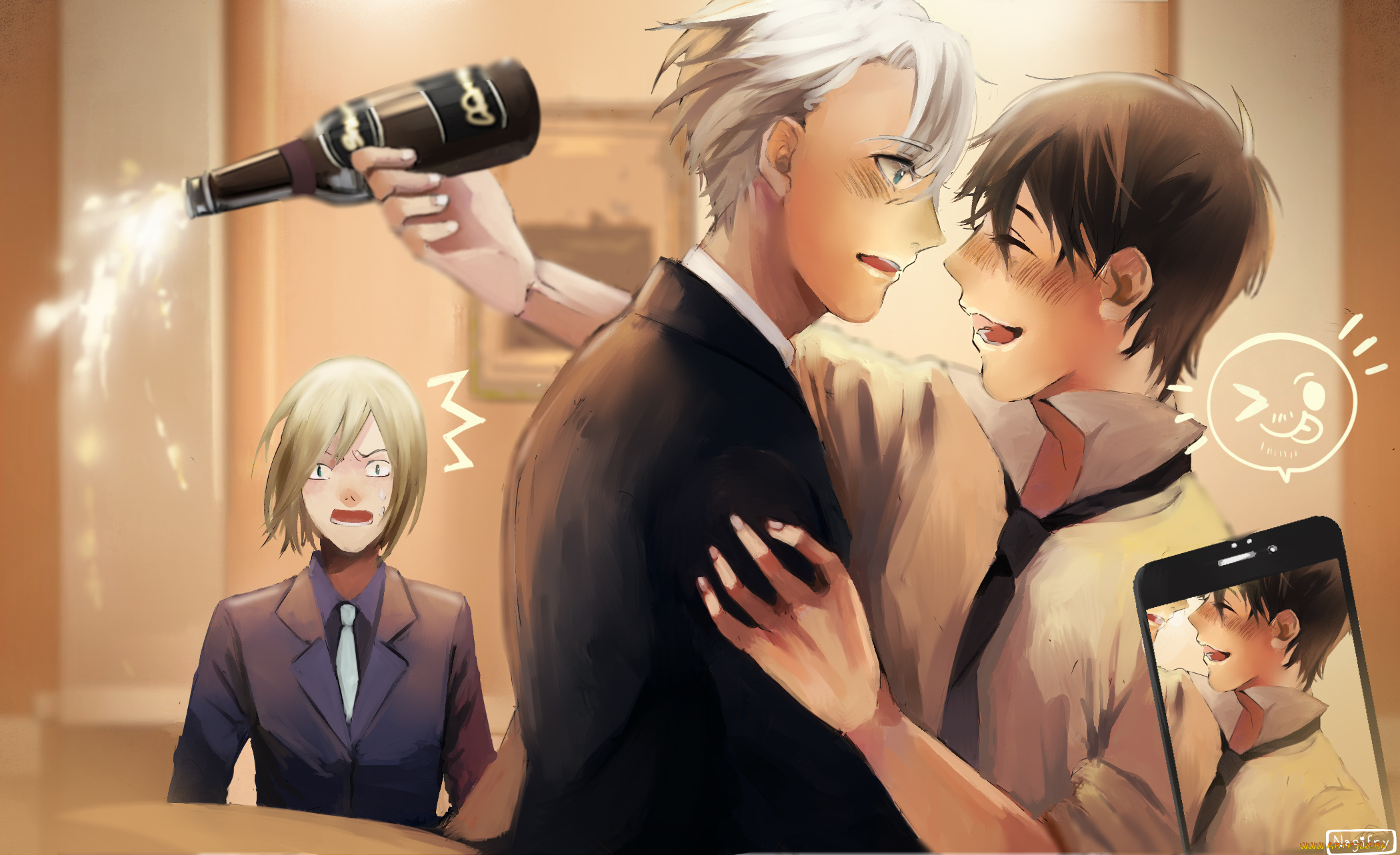 аниме, yuri, on, ice, виктор, юри, юрий