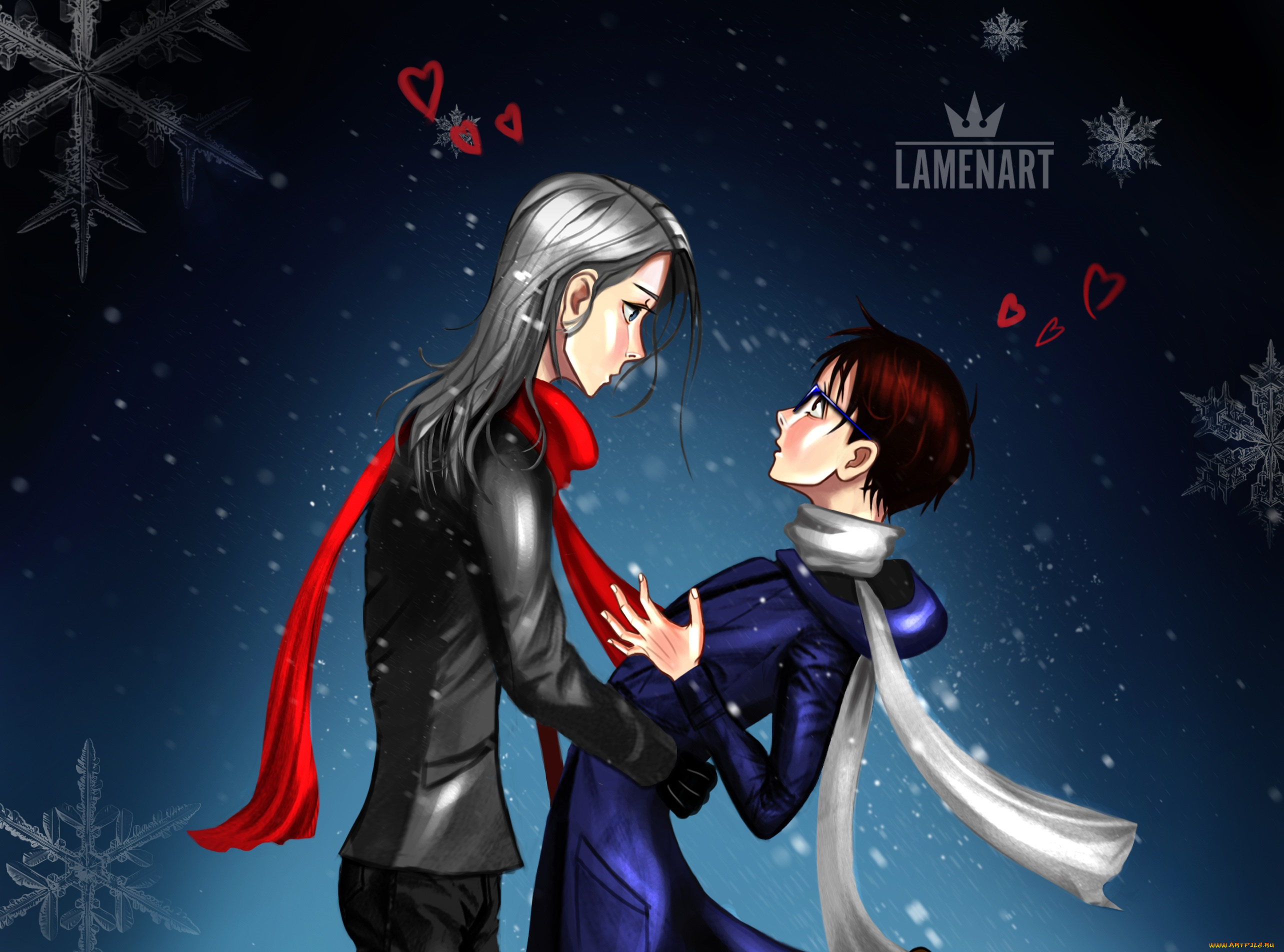 аниме, yuri, on, ice, виктор, юри