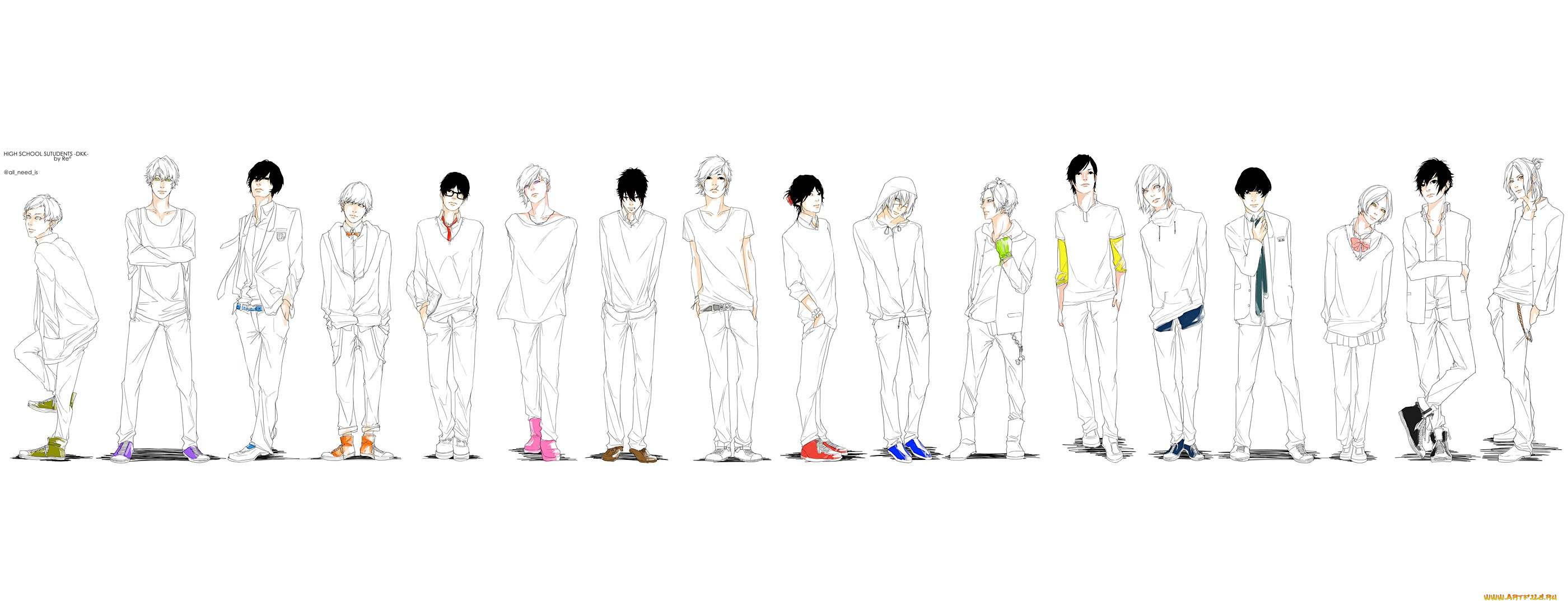 аниме, unknown, , другое, парни, стиль