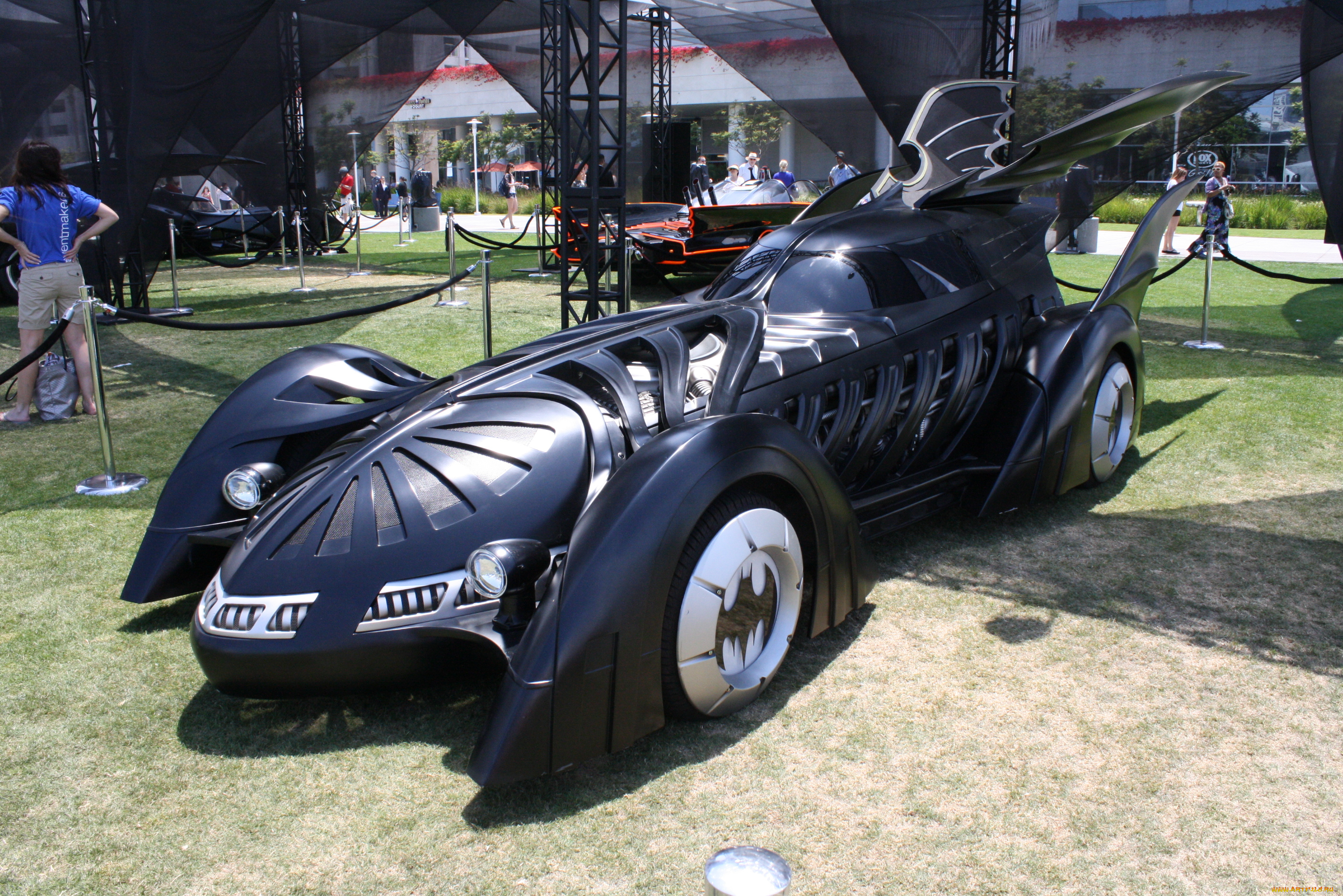 автомобили, выставки, и, уличные, фото, batmobile