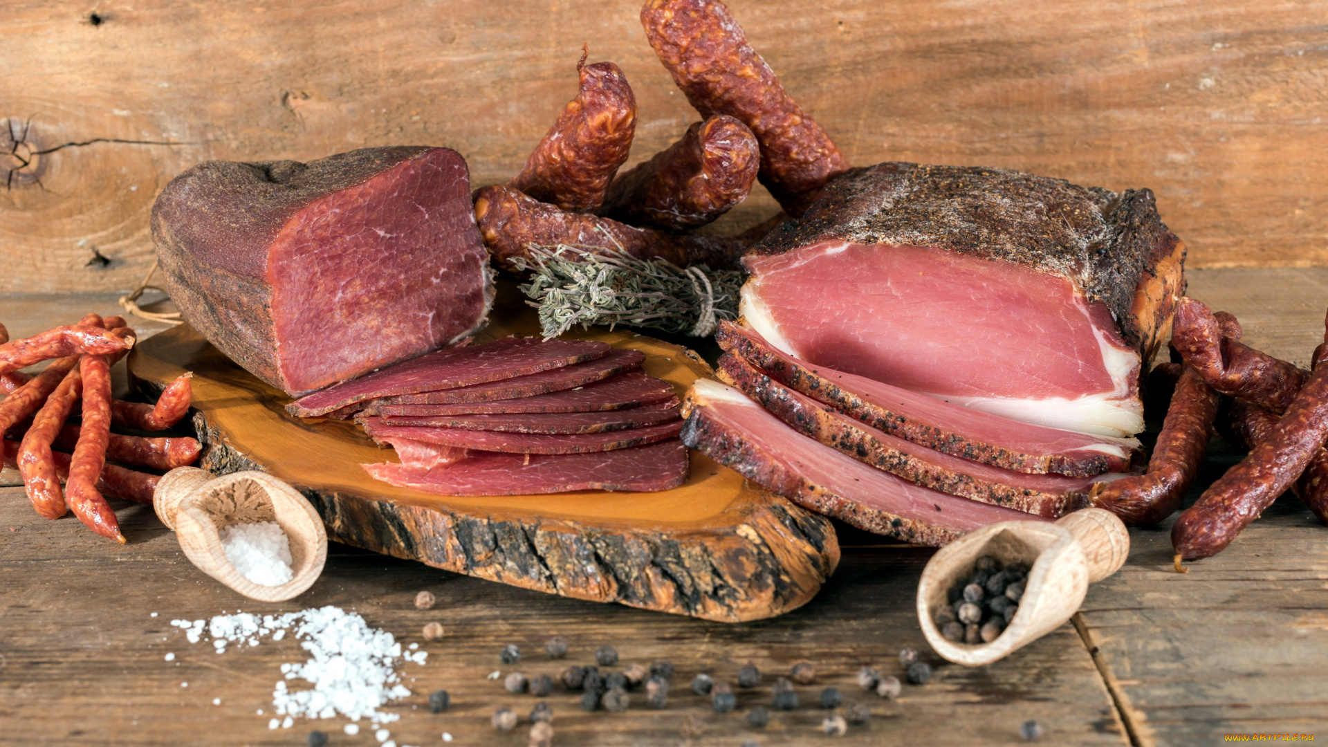 еда, колбасные, изделия, ветчина, соль, колбаса, копчености, перец