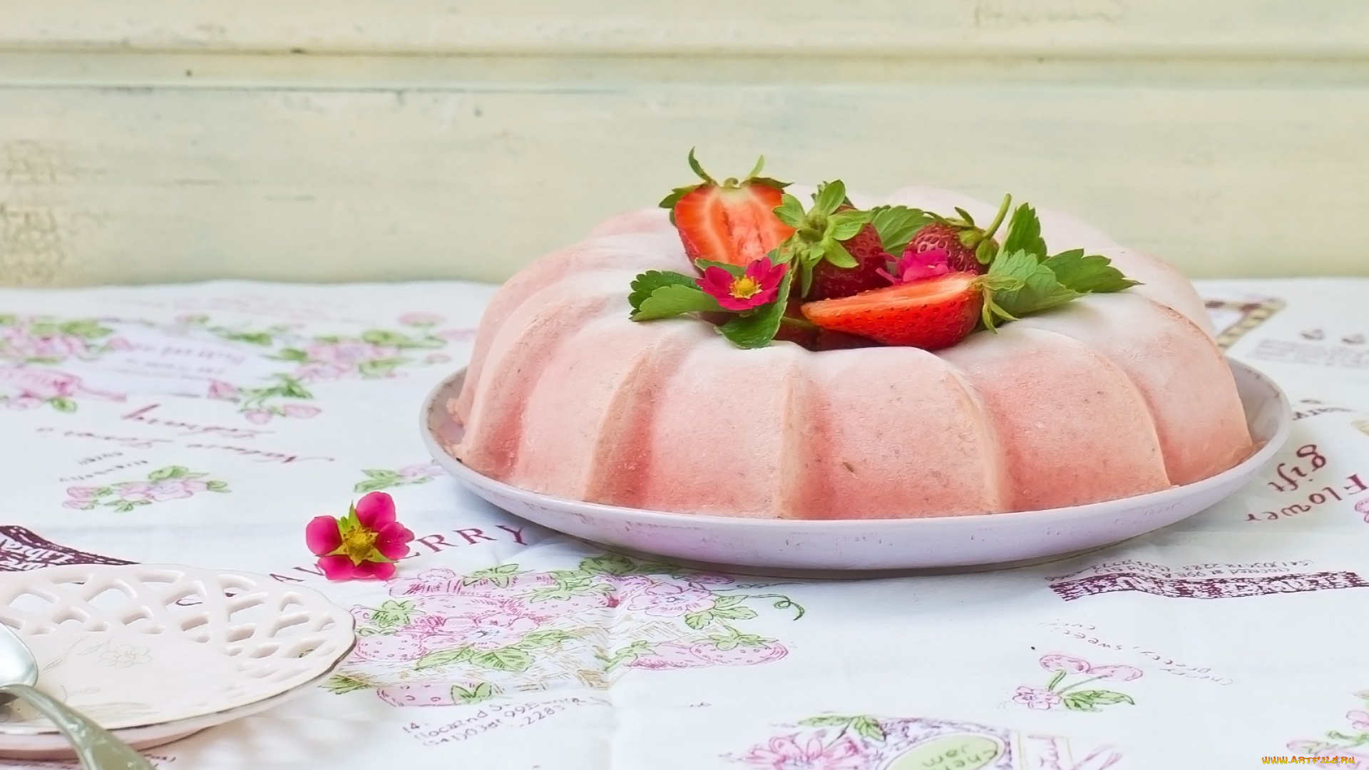 еда, мороженое, , десерты, клубника, десерт, желе, лакомство