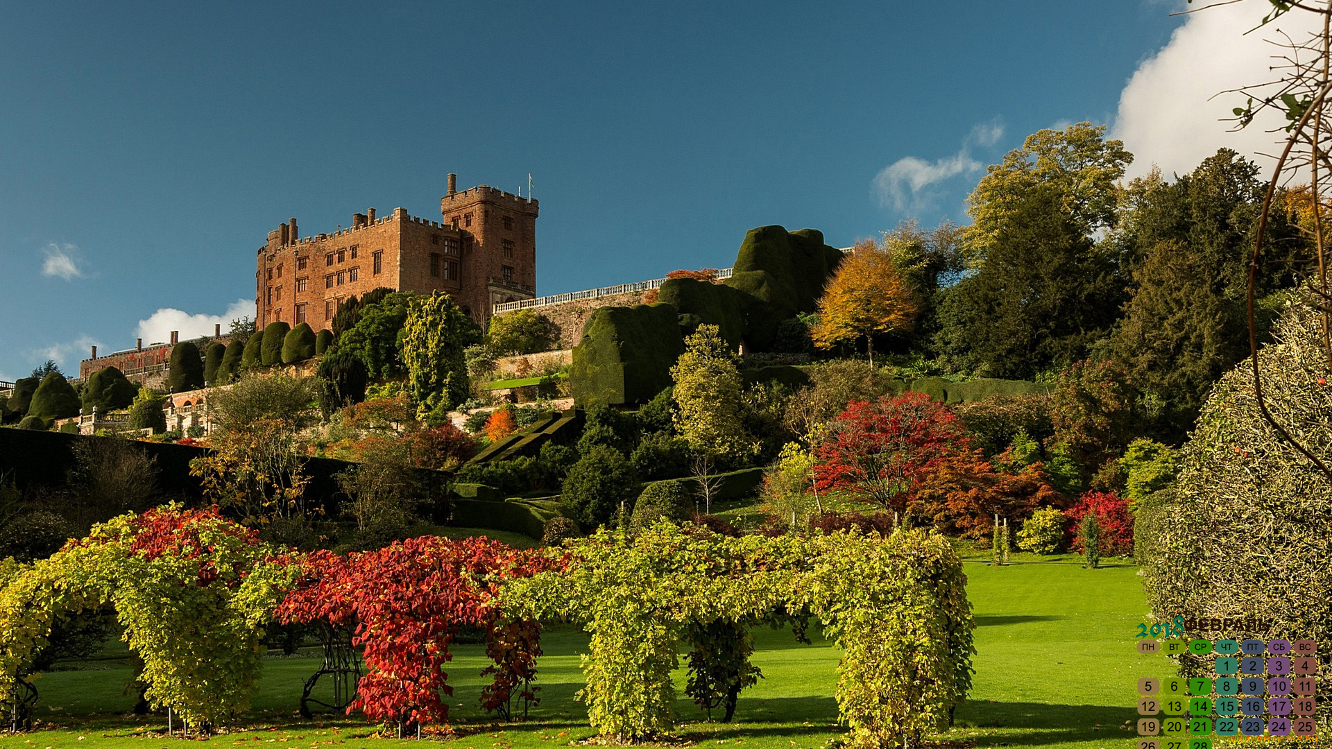 календари, города, дворец, 2018, растения, деревья