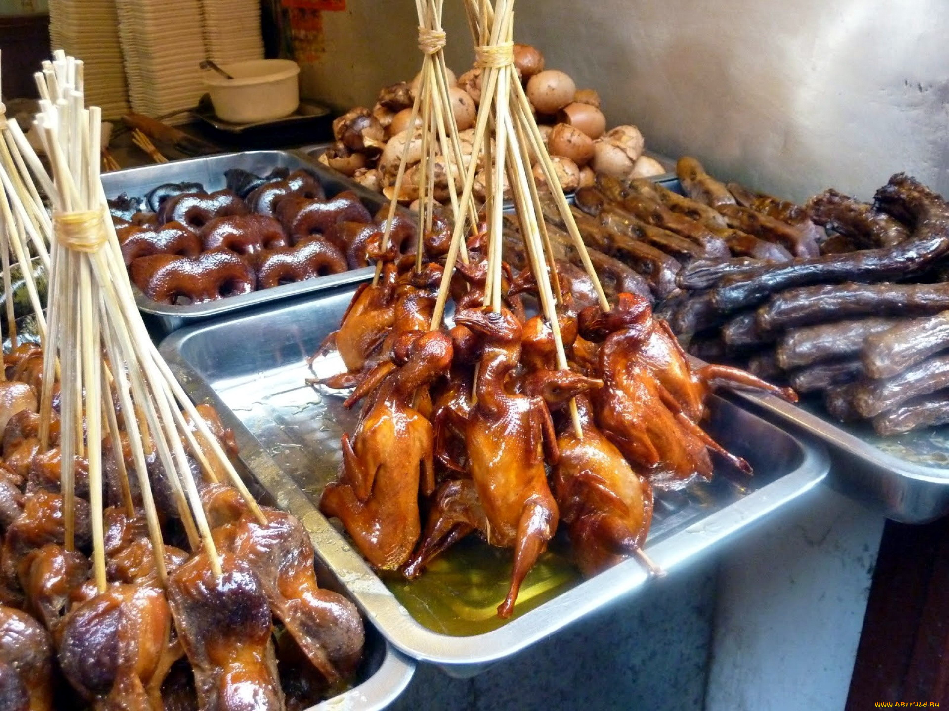 еда, мясные, блюда, кухня, утки, восточная