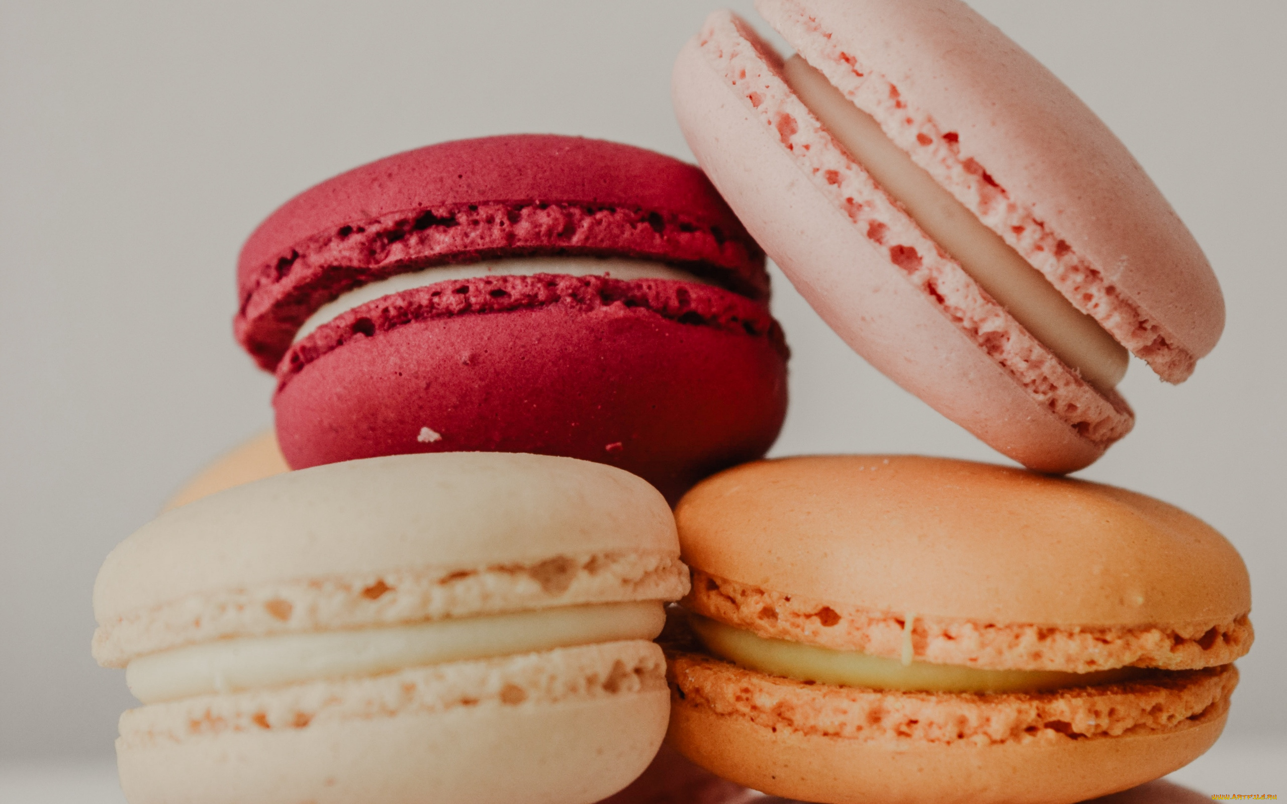 еда, макаруны, ассорти, лакомство