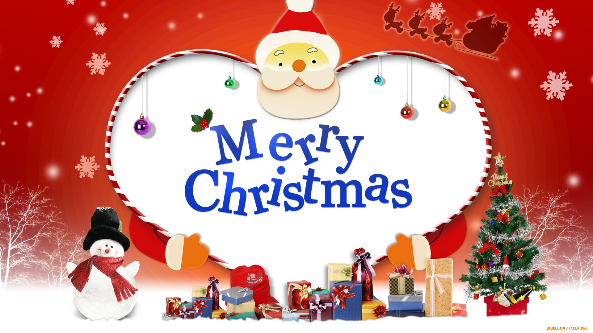 календари, праздники, , салюты, фон, снежинка, подарок, елка, снеговик