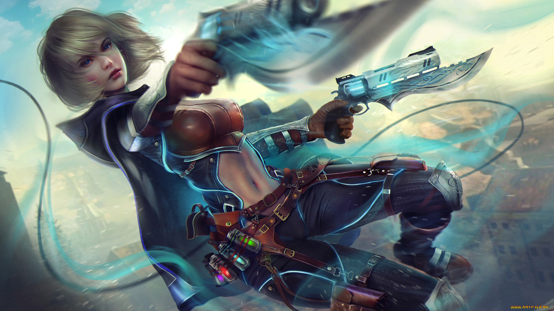 grim, dawn, видео, игры, девушка, фон, взгляд, униформа, оружие