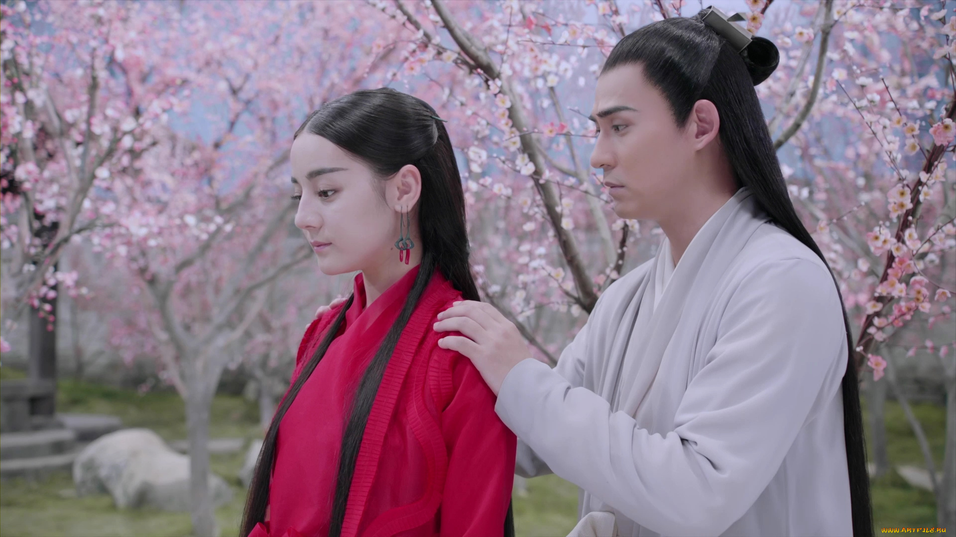 кино, фильмы, the, flame`s, daughter, пара, сад, цветение