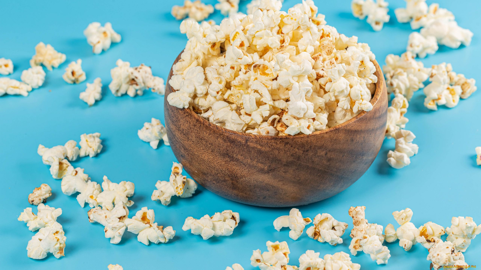 еда, кукуруза, попкорн, воздушная