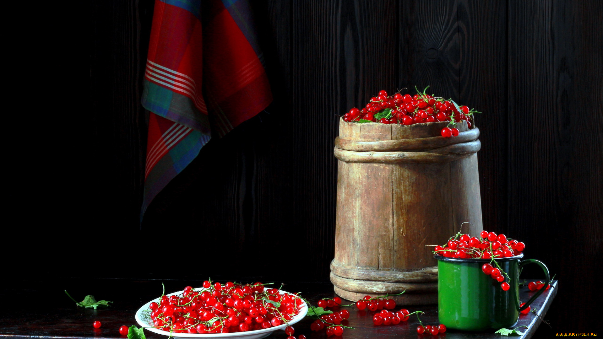 еда, смородина, ягоды, красная