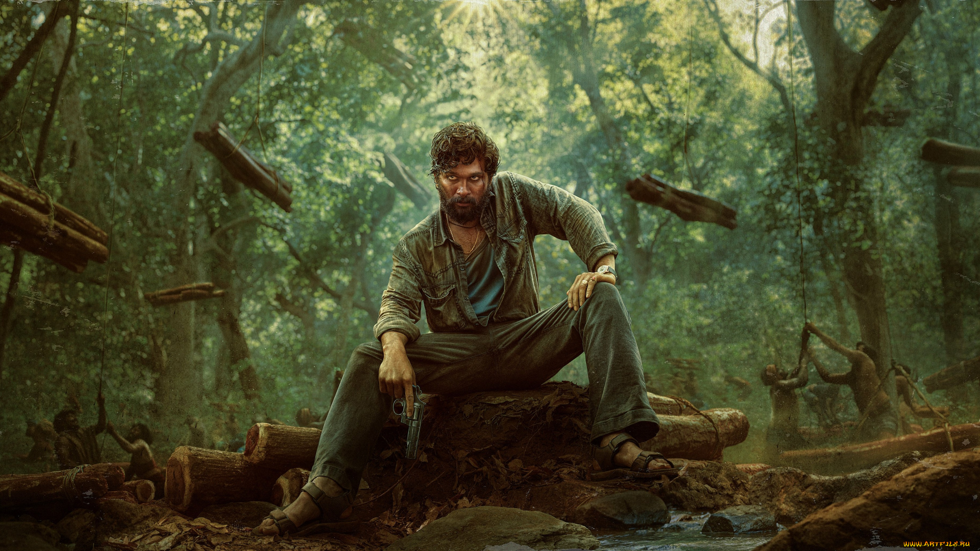 pushpa, , the, rise, -, part, 1, , , 2021, , кино, фильмы, -unknown, , другое, боевик, триллер, драма, криминал, пушпа, индия, allu, arjun