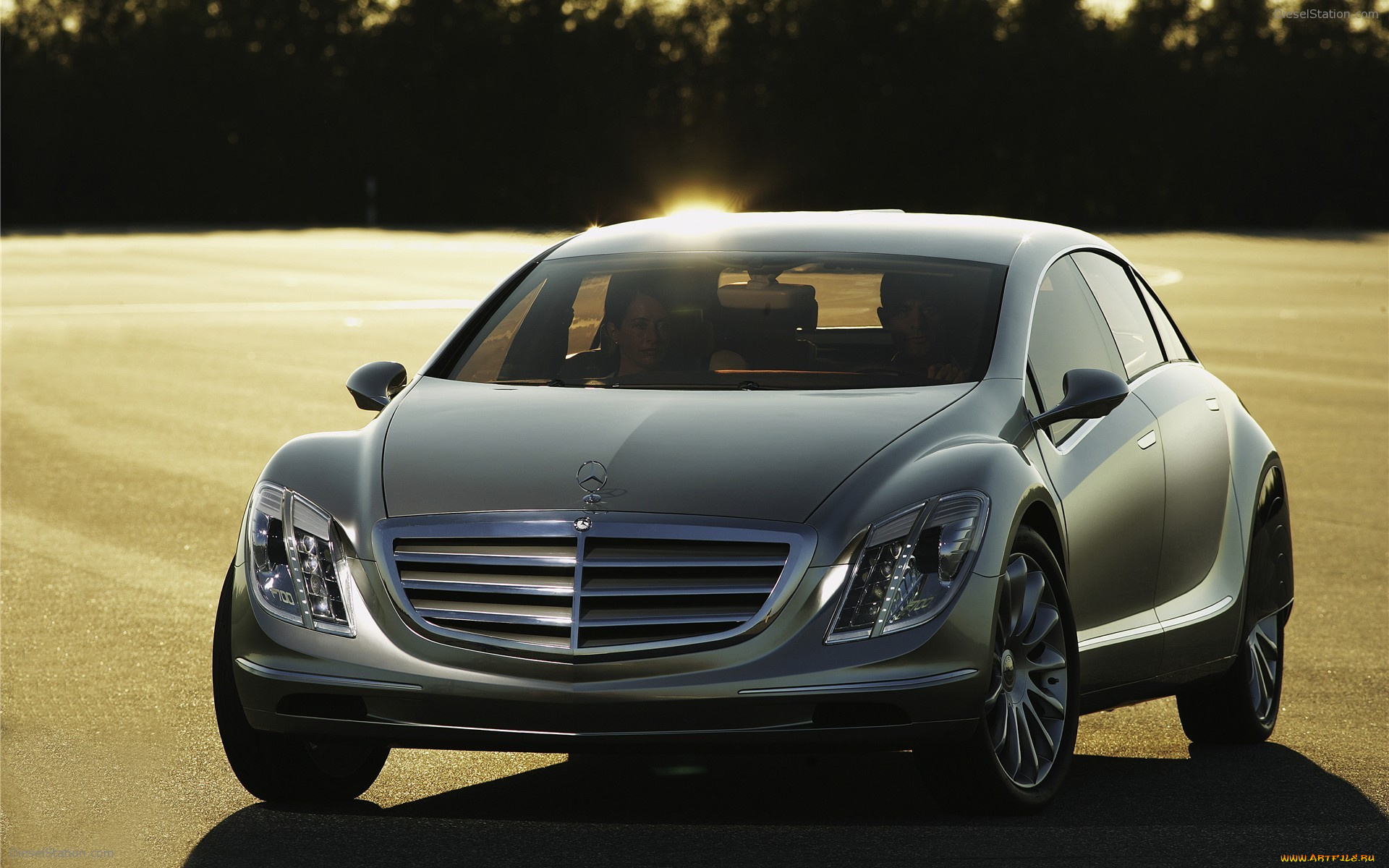 mercedes, f-700, автомобили, mercedes-benz, мерседес, серебристый