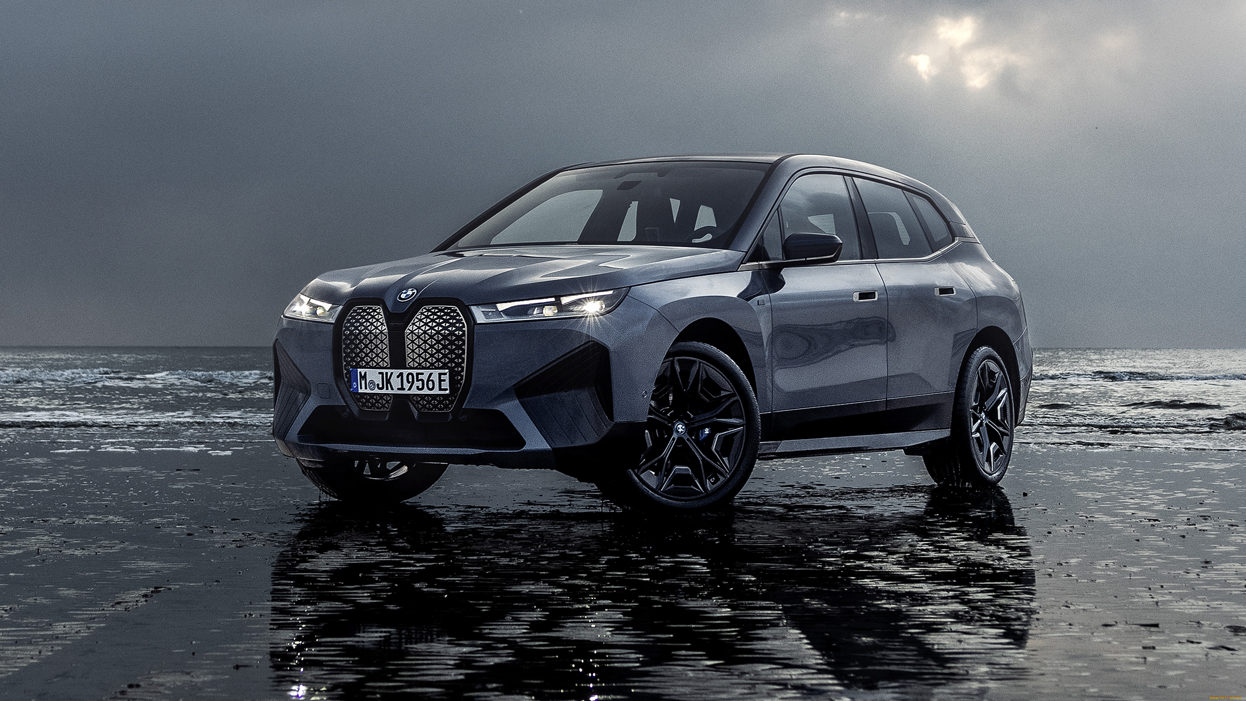 bmw, ix, m60, 2022, автомобили, bmw, мощный, кроссовер, побережье, ix, m60, электромобиль