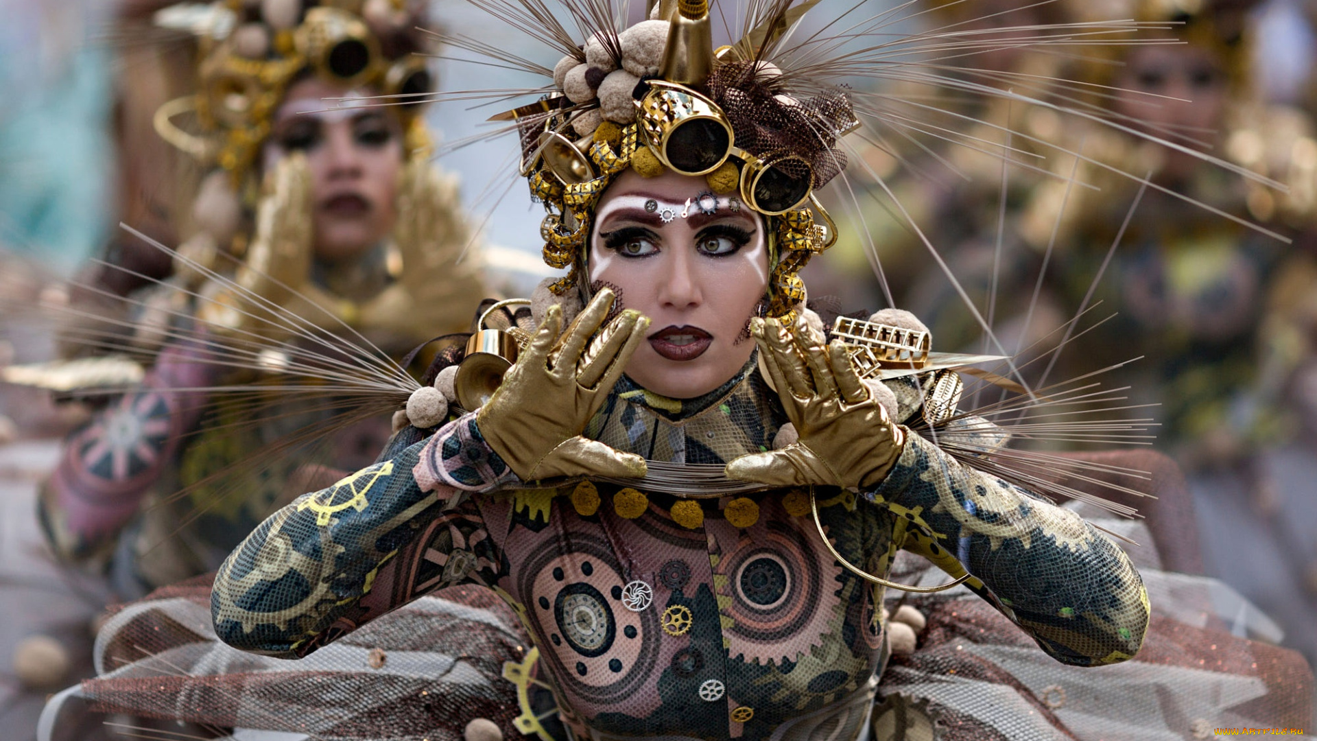 разное, маски, , карнавальные, костюмы, девушка, фотография, карнавал, by, oreskis