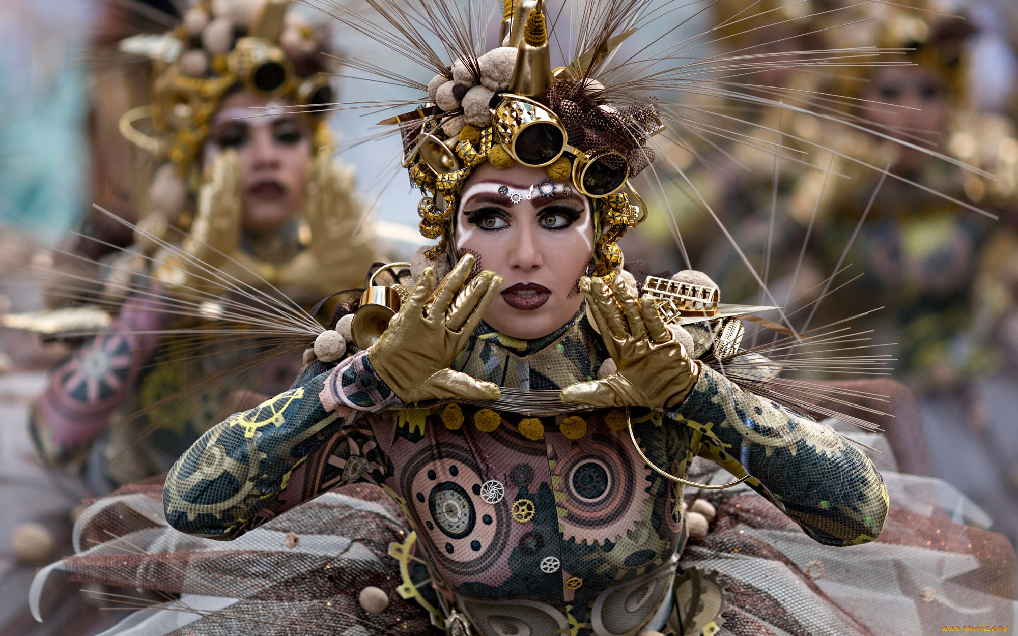 разное, маски, , карнавальные, костюмы, девушка, фотография, карнавал, by, oreskis