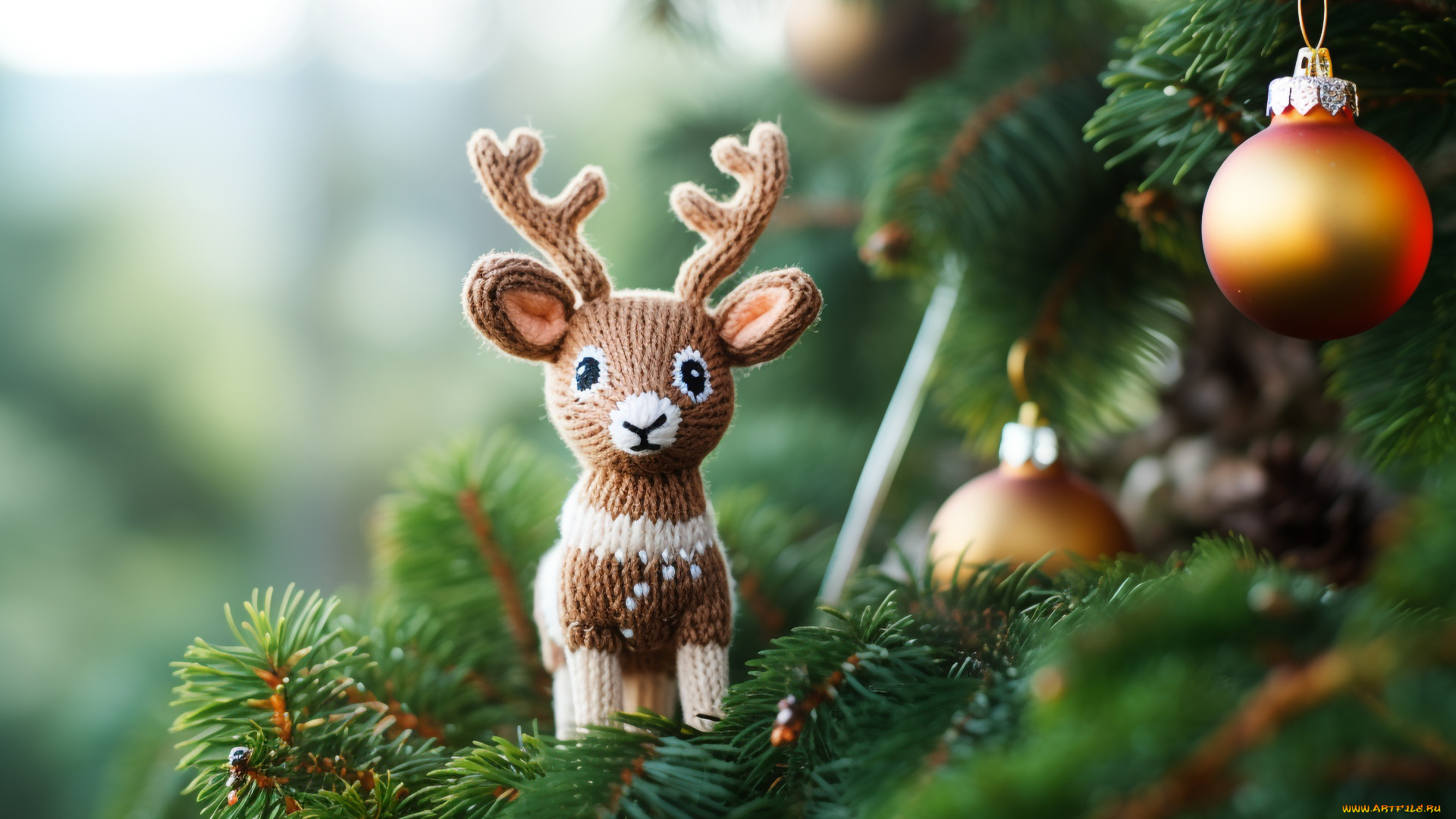 праздничные, мягкие, игрушки, игрушка, олень, рождество, новый, год, олененок