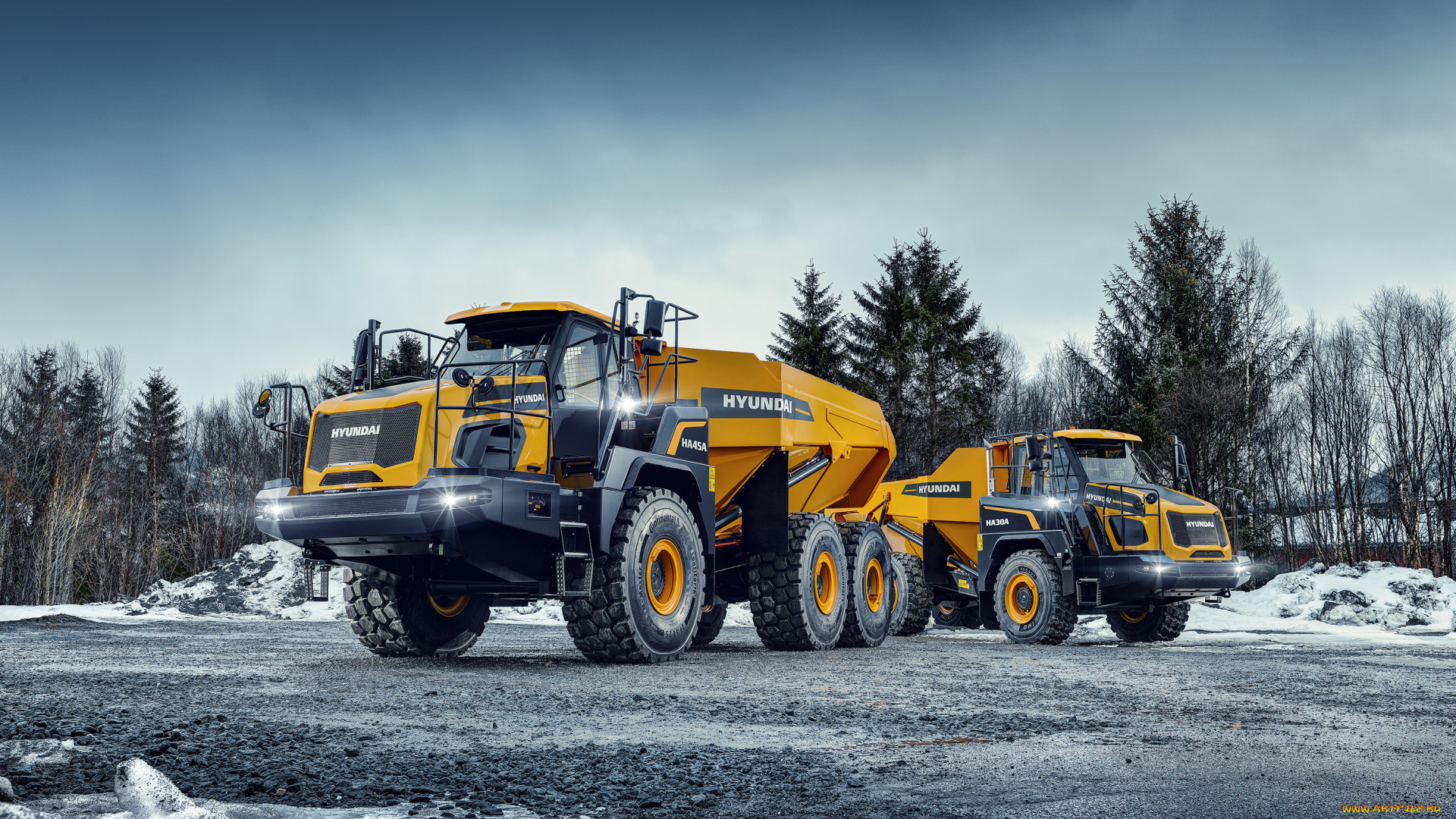 техника, строительная, техника, hyundai