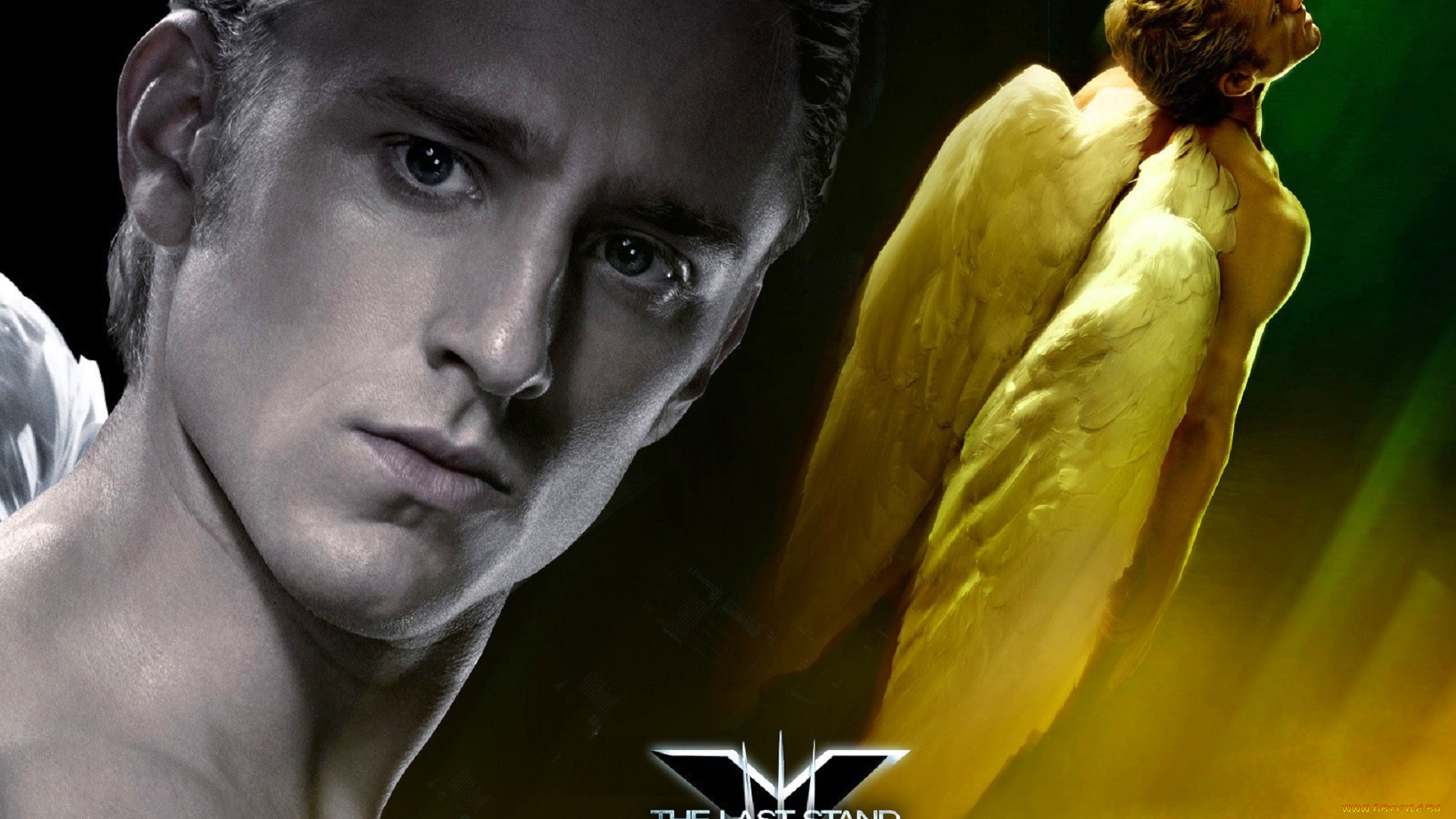 кино, фильмы, x-men, 3, парень, лицо, крылья, мутант, ангел