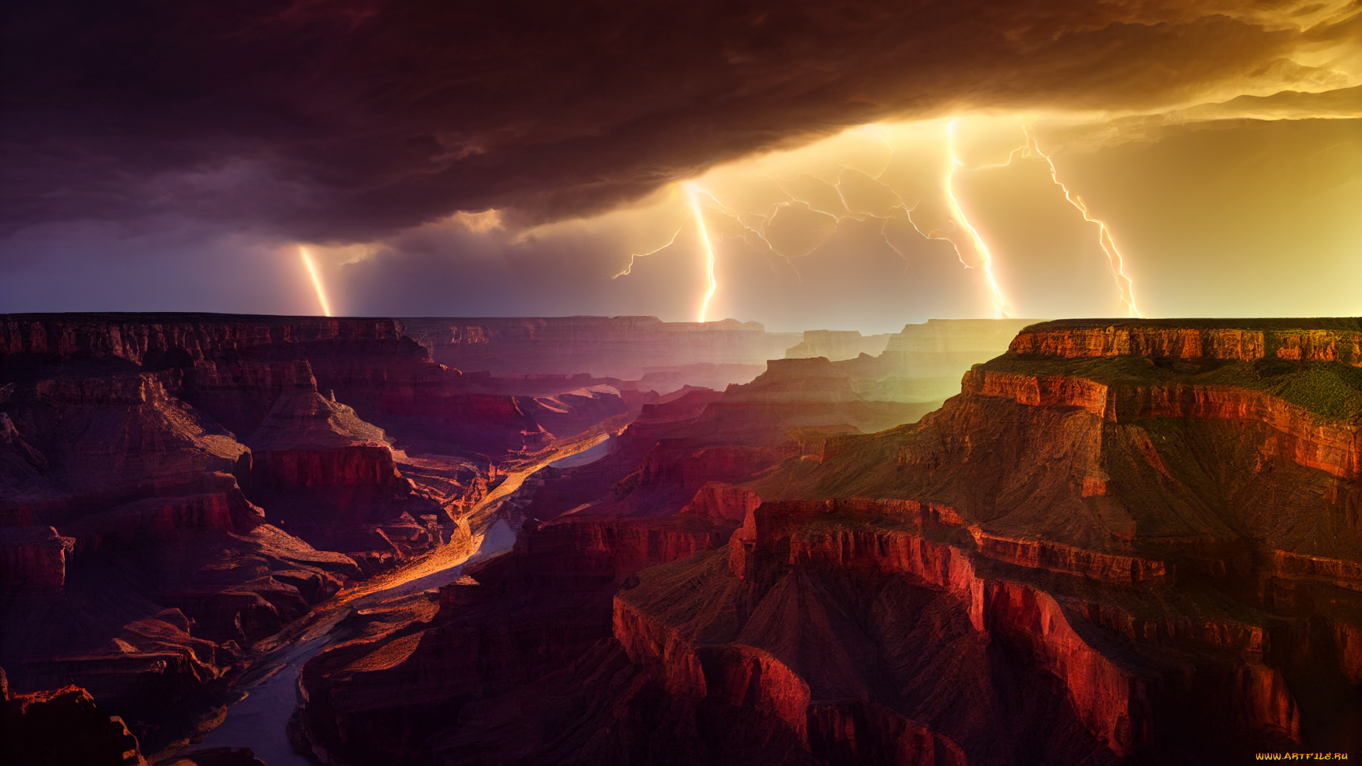 разное, компьютерный, дизайн, пейзаж