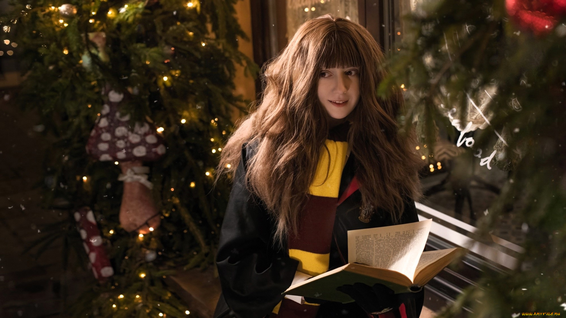 tomka, violea, девушки, -, креатив, , косплей, образ, костюм, косплей, ёлка, книги