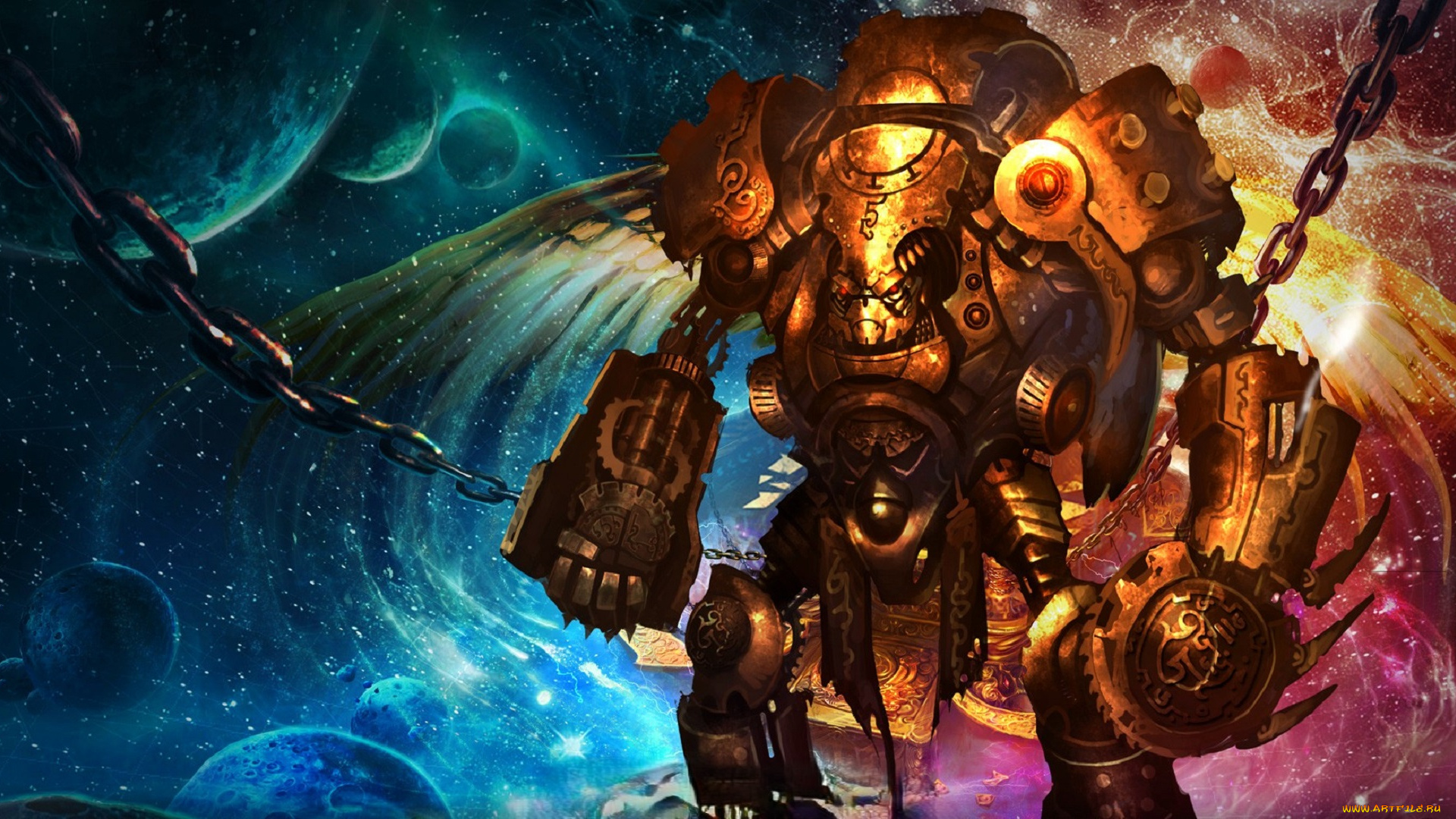 видео, игры, mummy, online, космос, планеты, киборг, робот