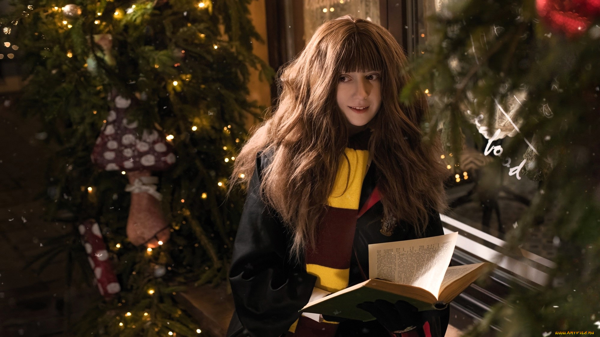 tomka, violea, девушки, -, креатив, , косплей, образ, костюм, косплей, ёлка, книги