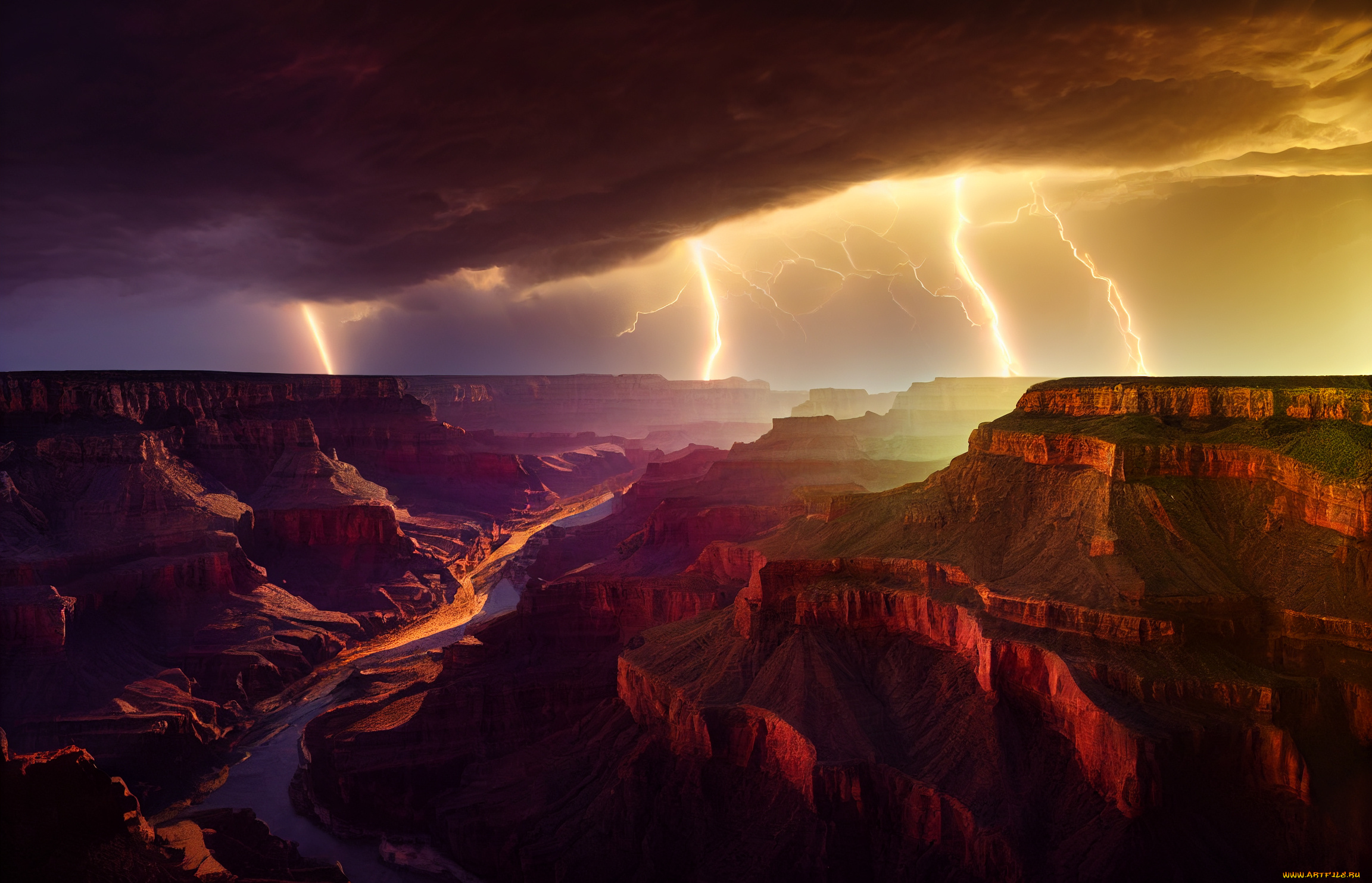 разное, компьютерный, дизайн, пейзаж