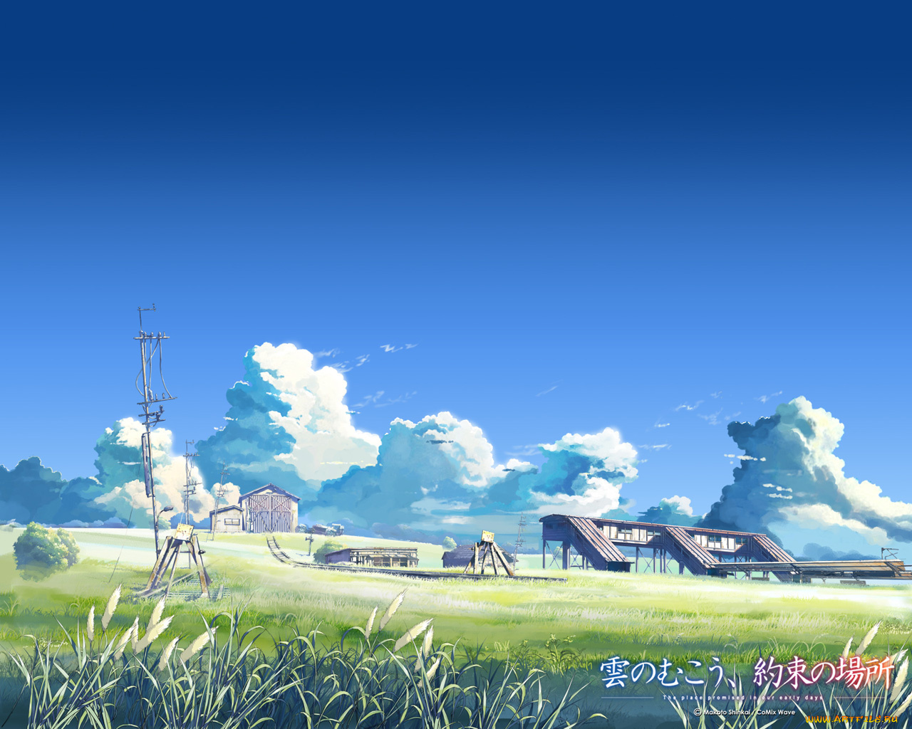 аниме, kumo, no, mukou, yakusoku, basho