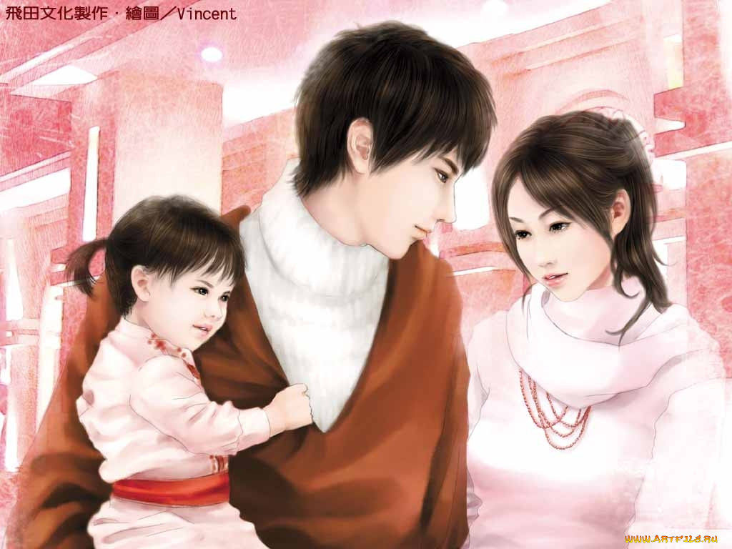 рисованные, люди