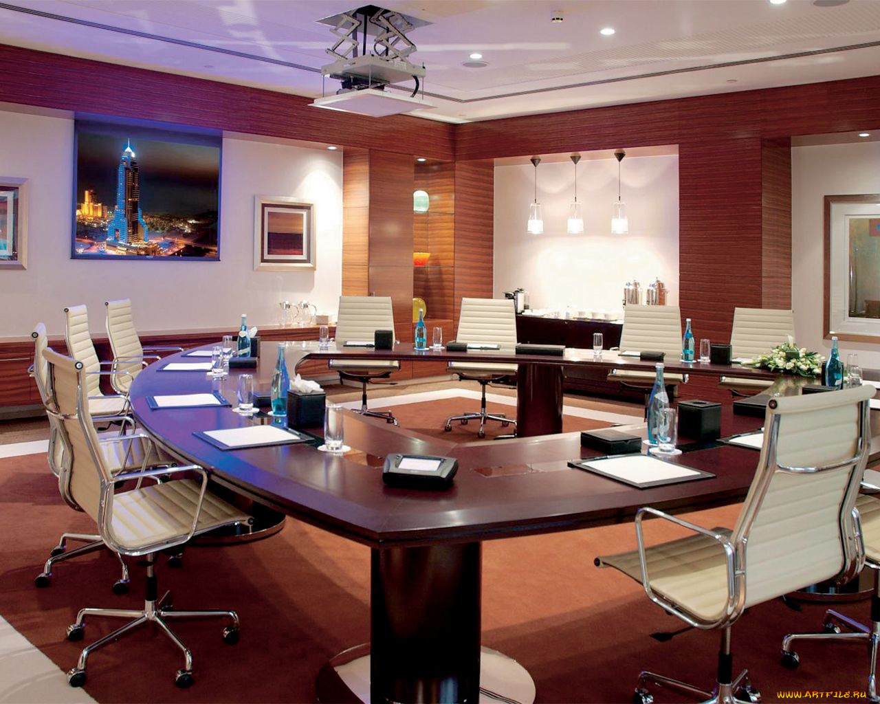 интерьер, кабинет, библиотека, офис