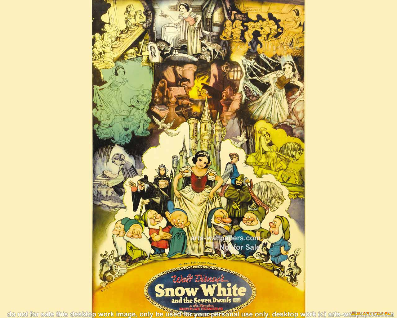 мультфильмы, snow, white, and, the, seven, dwarfs