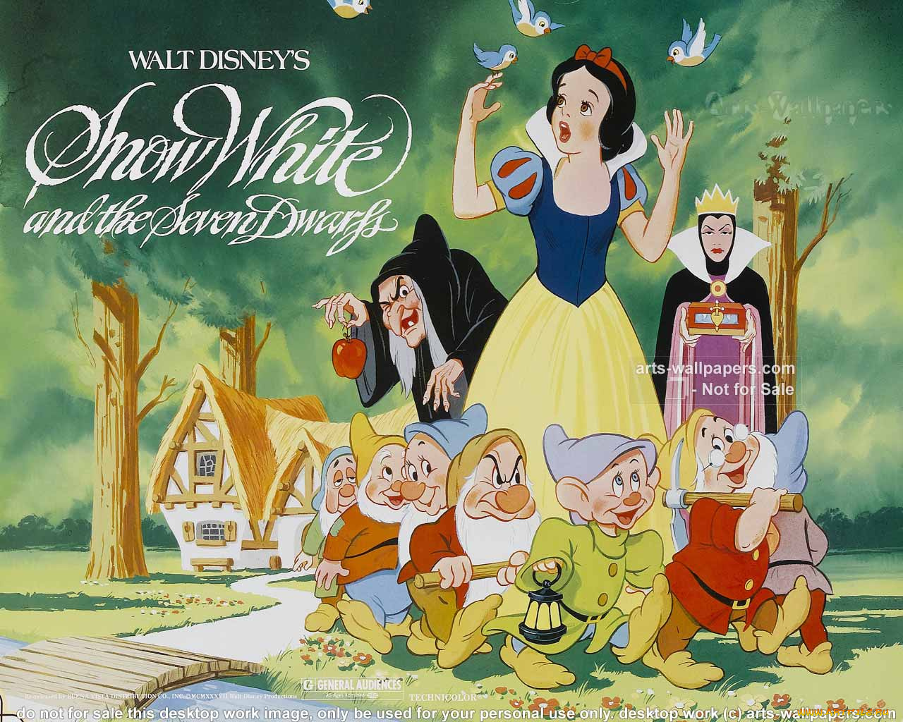 мультфильмы, snow, white, and, the, seven, dwarfs