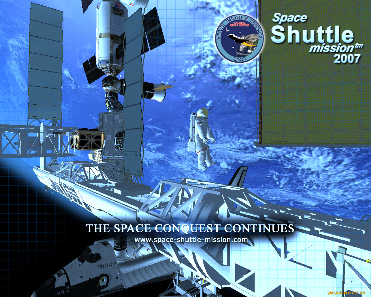 space, shuttle, mission, 2007, видео, игры