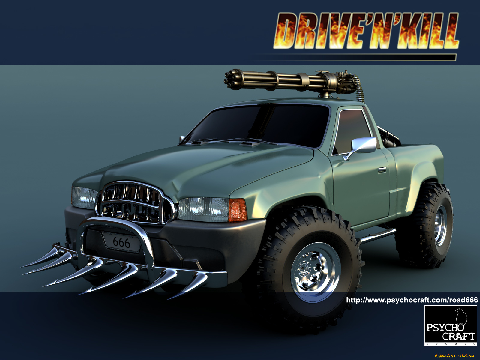 drive`n`kill, road, 666, видео, игры