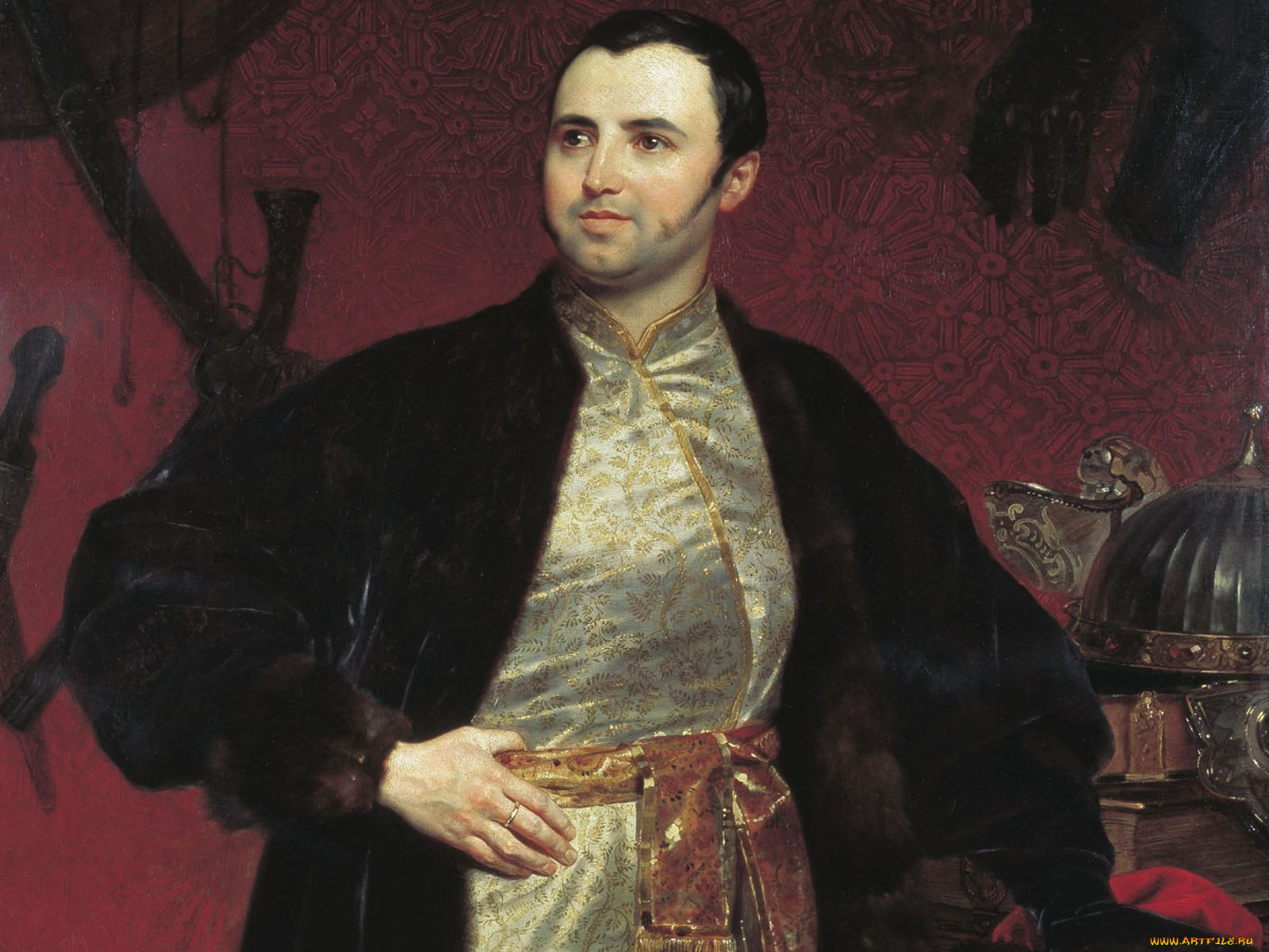 карл, брюллов, рисованные