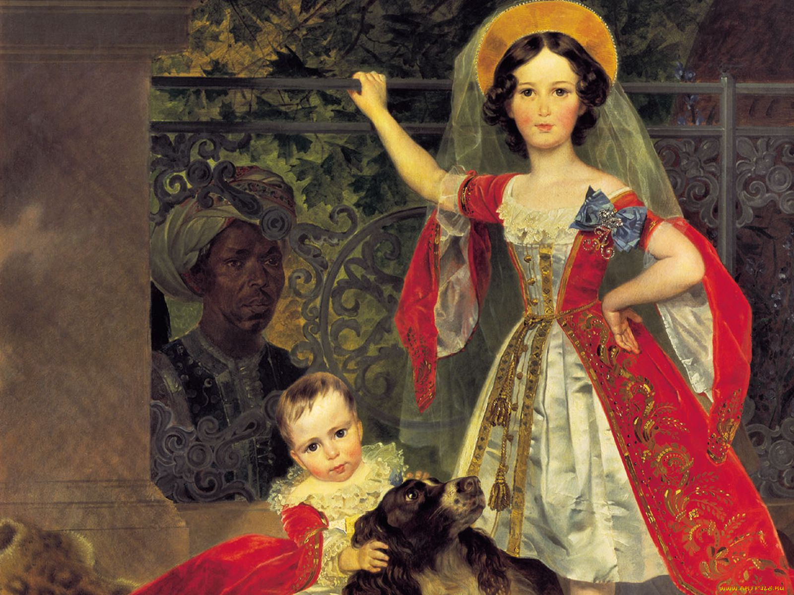 карл, брюллов, рисованные