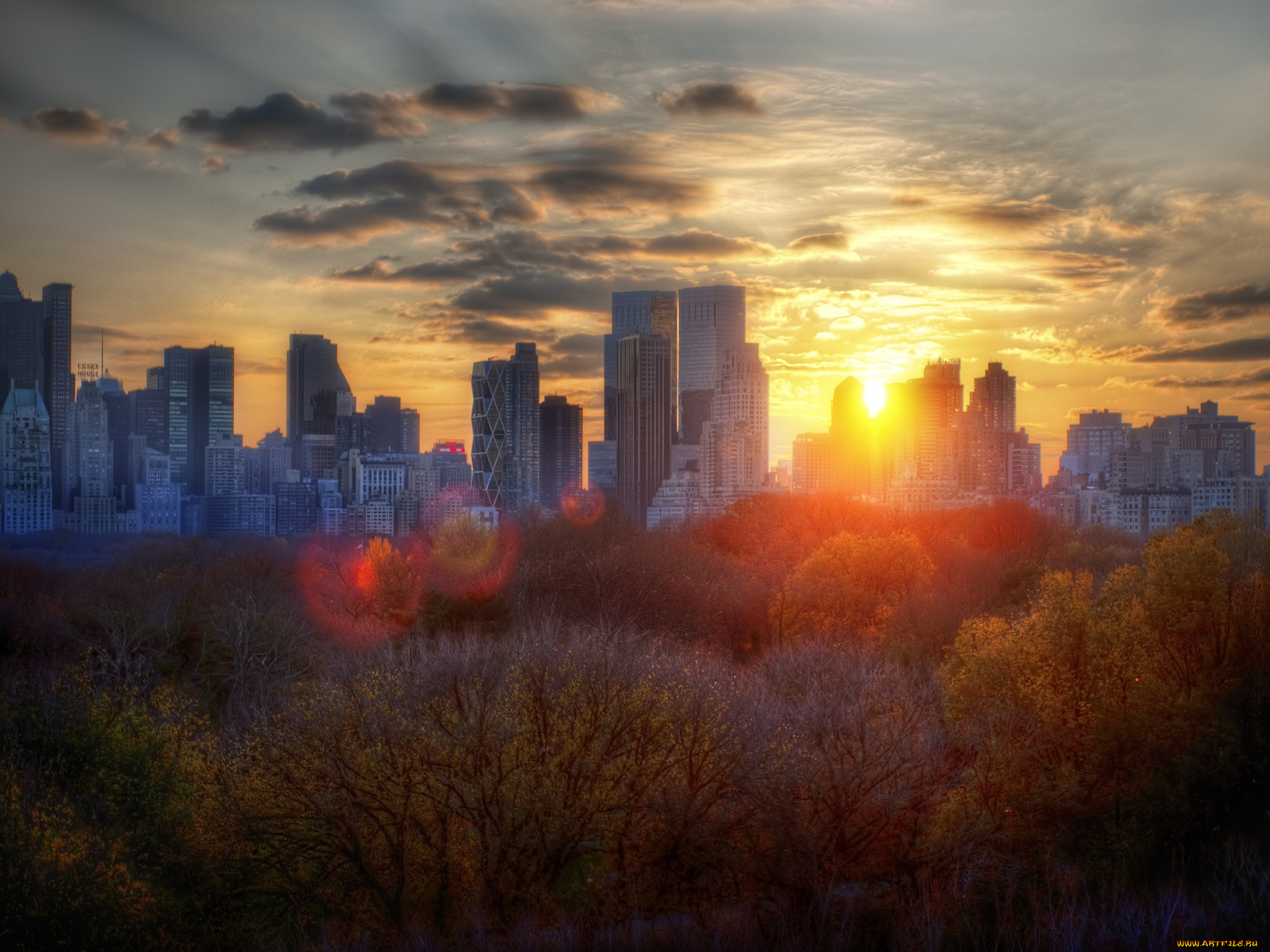 new, york, города, нью, йорк, сша