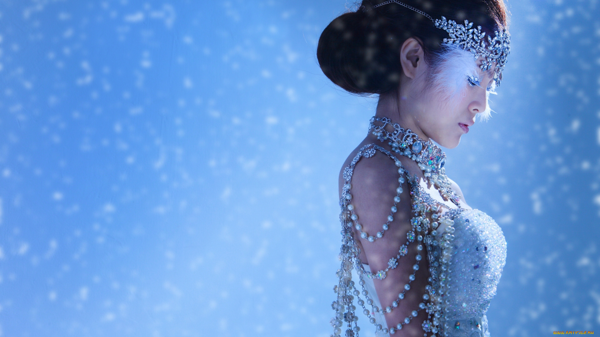 девушки, -unsort, , азиатки, бусинки, украшения, азиатка