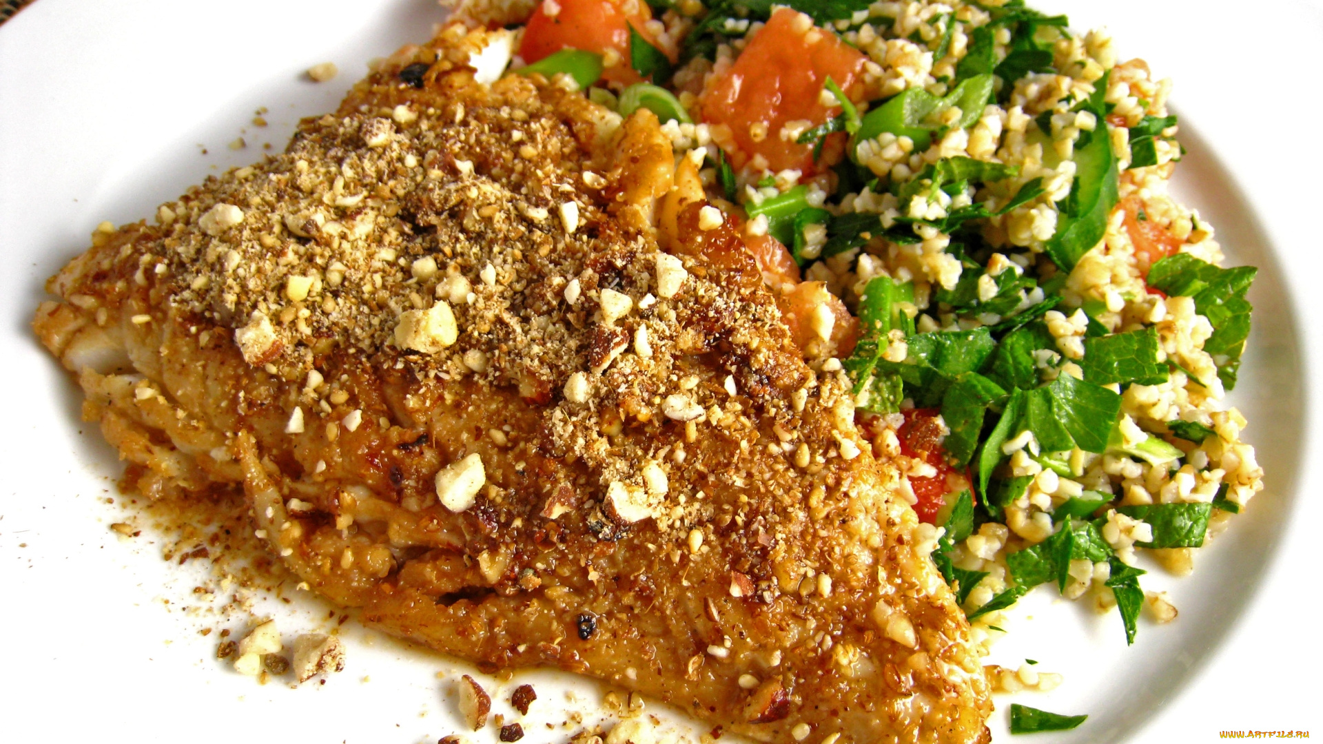 еда, мясные, блюда, зелень, гарнир, мясо