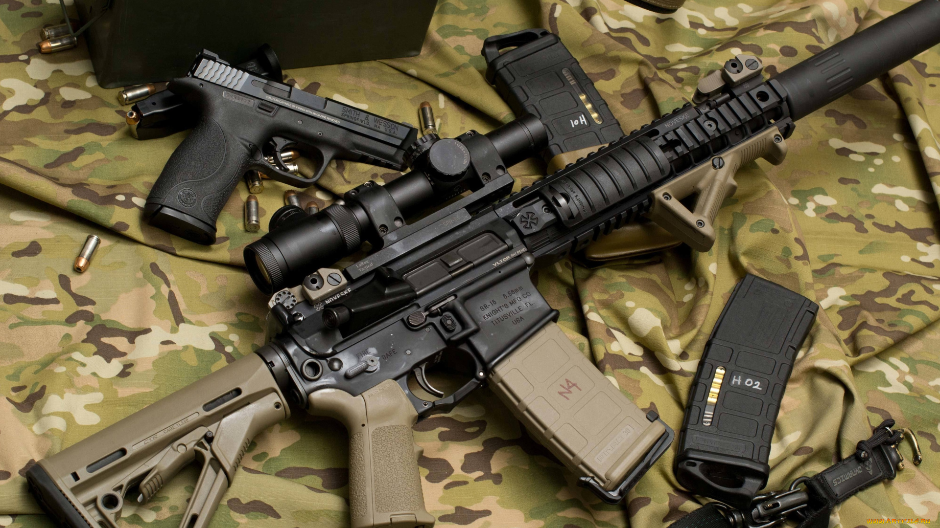 автомат, кольт, м4, и, пистолет, смит, и, вессон, оружие, автоматы, пистолет, смит, и, вессон, кольт, м4, автомат