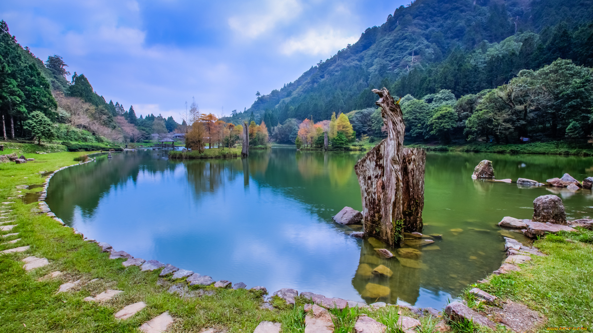 природа, реки, озера, озеро, лес, горы