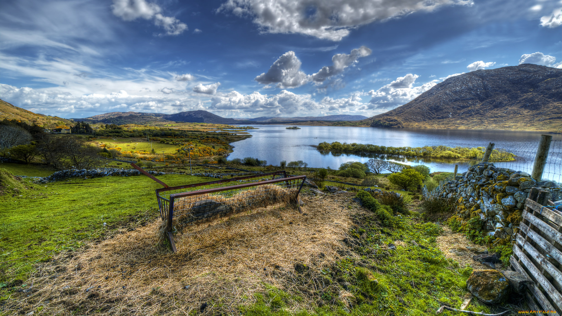 природа, реки, озера, равнина, река