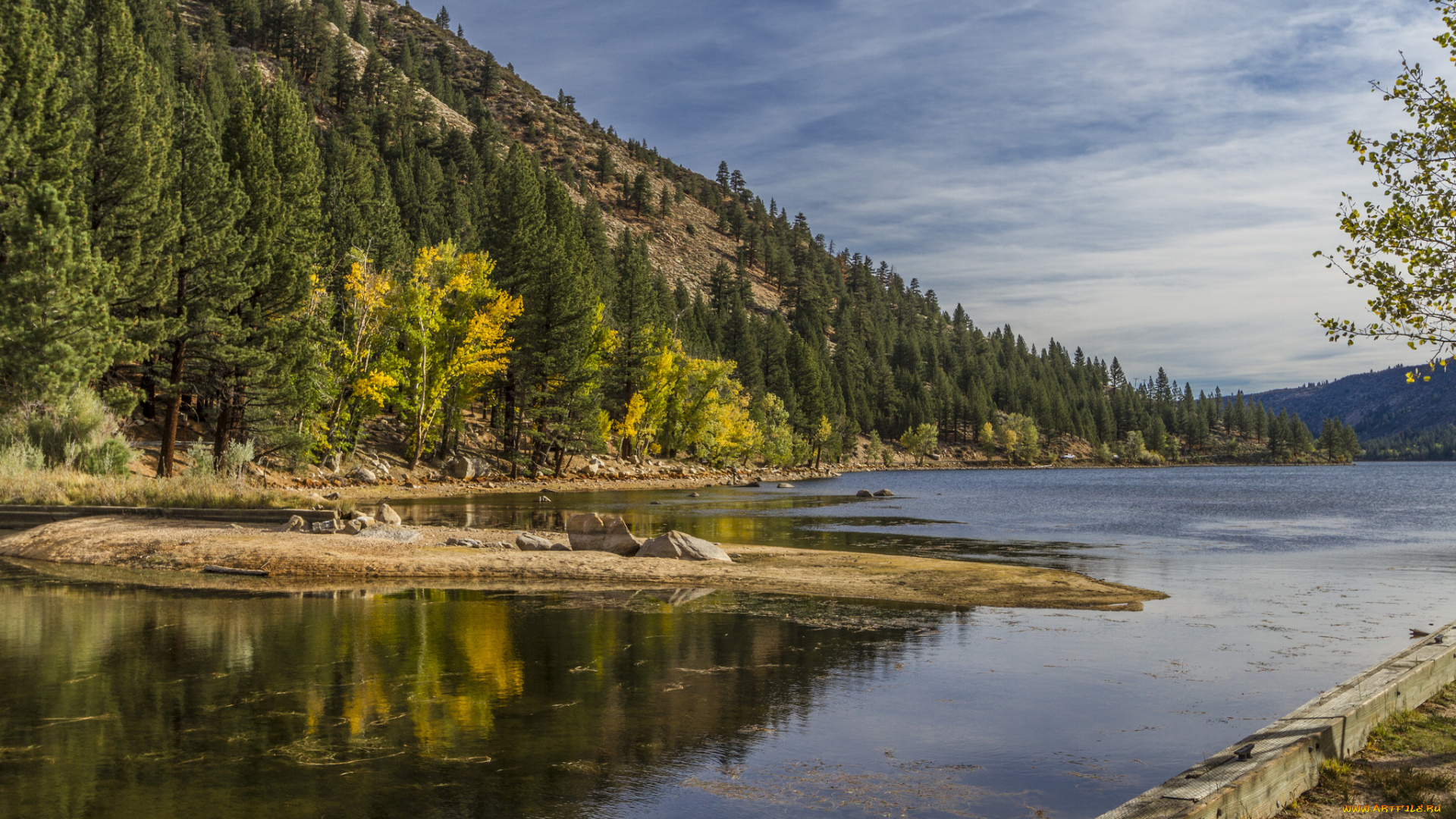 природа, реки, озера, река, лес, горы