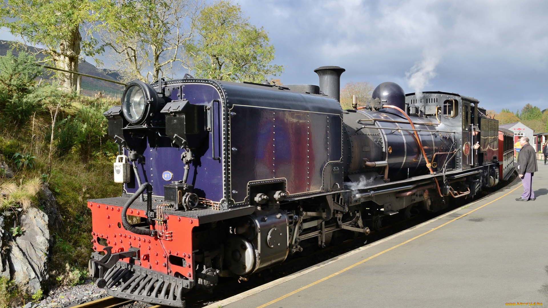 техника, паровозы, паровоз, дорога, железная