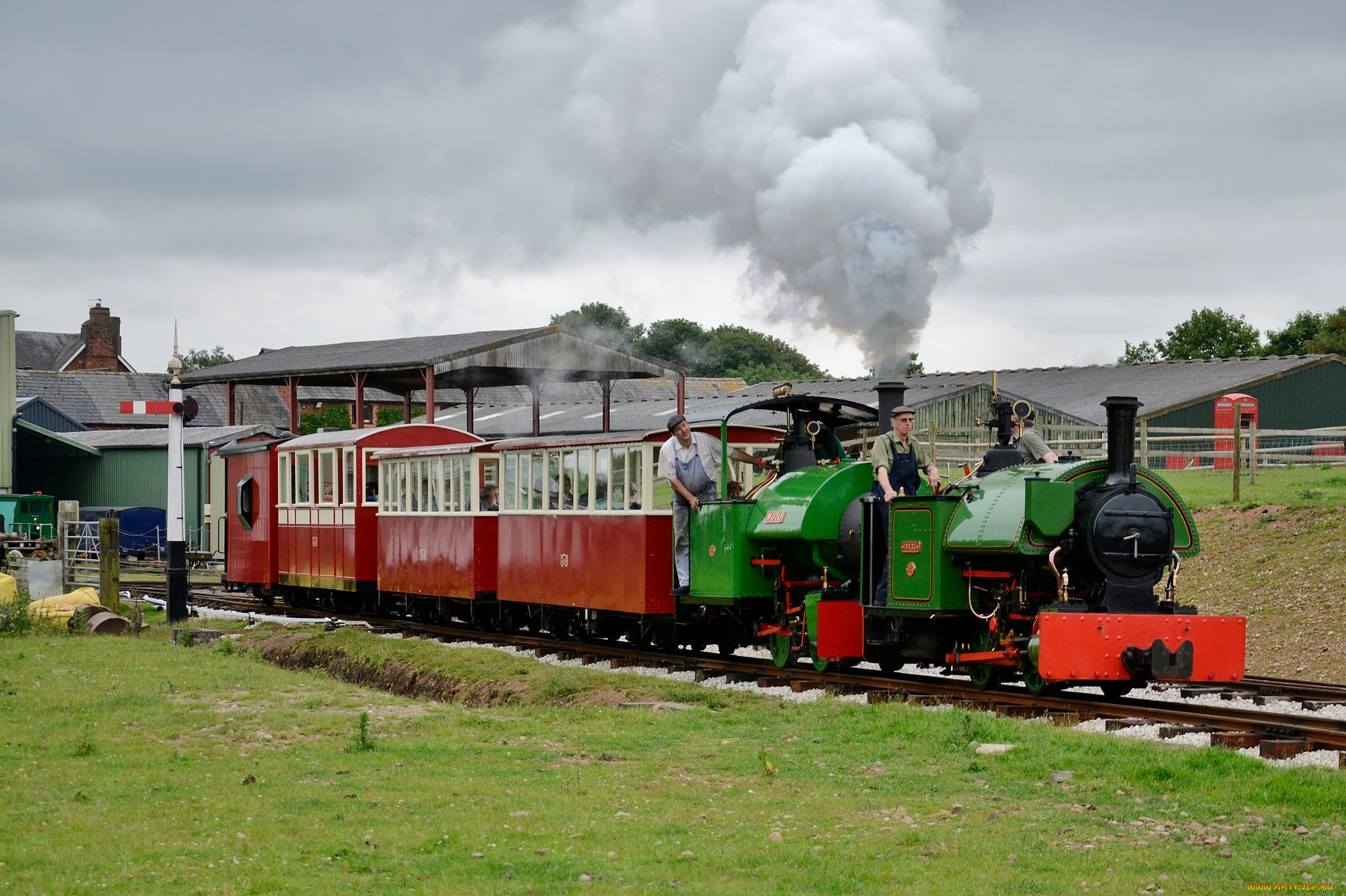техника, паровозы, дорога, паровоз, железная
