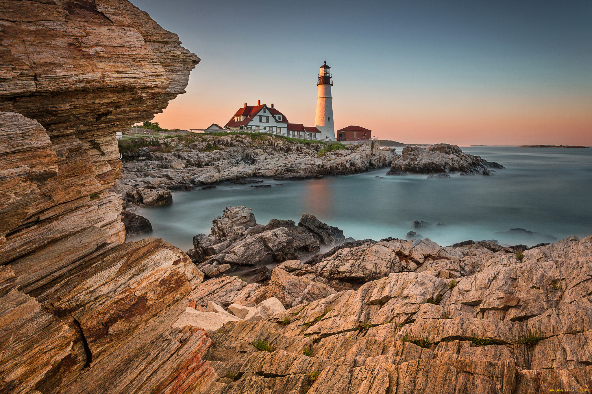 природа, маяки, маяк, побережье