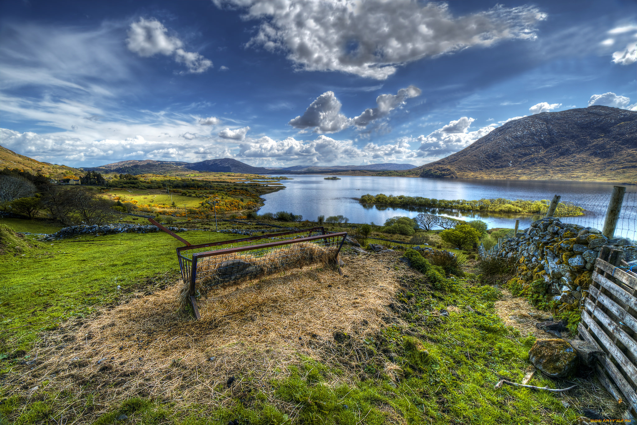 природа, реки, озера, равнина, река