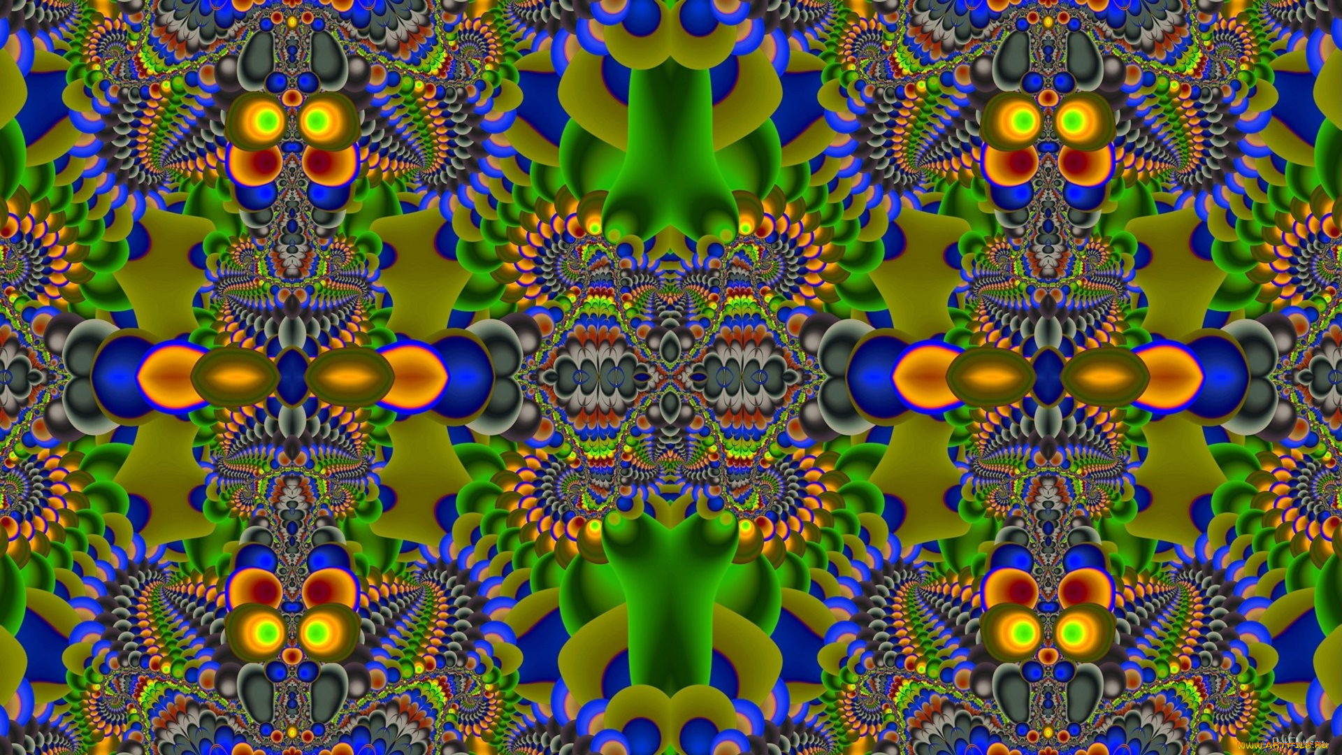 3д, графика, фракталы, , fractal, узор, цвета, фон